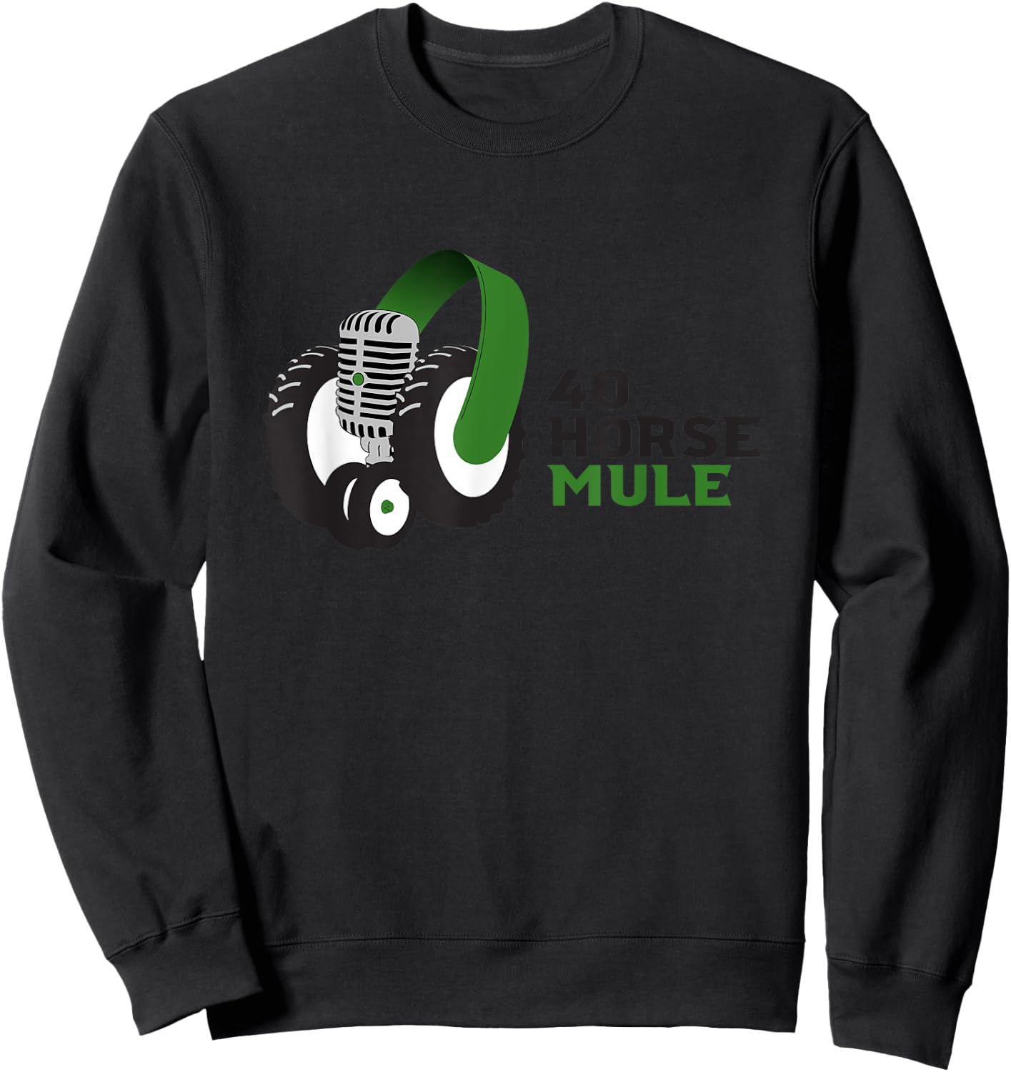 40 Horse Mule Sweatshirt - Sweatshirt | Black