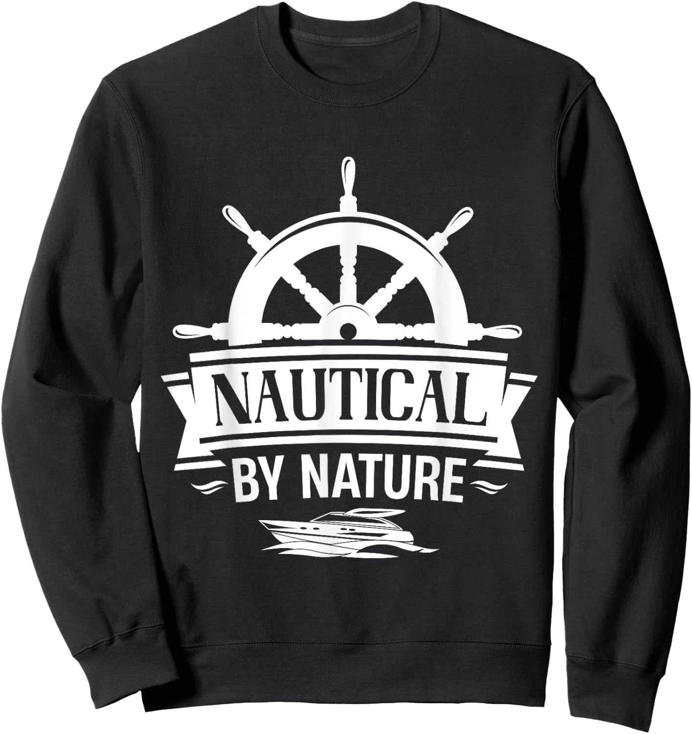 Nautical By Nature Sweatshirt - Sweatshirt | Black