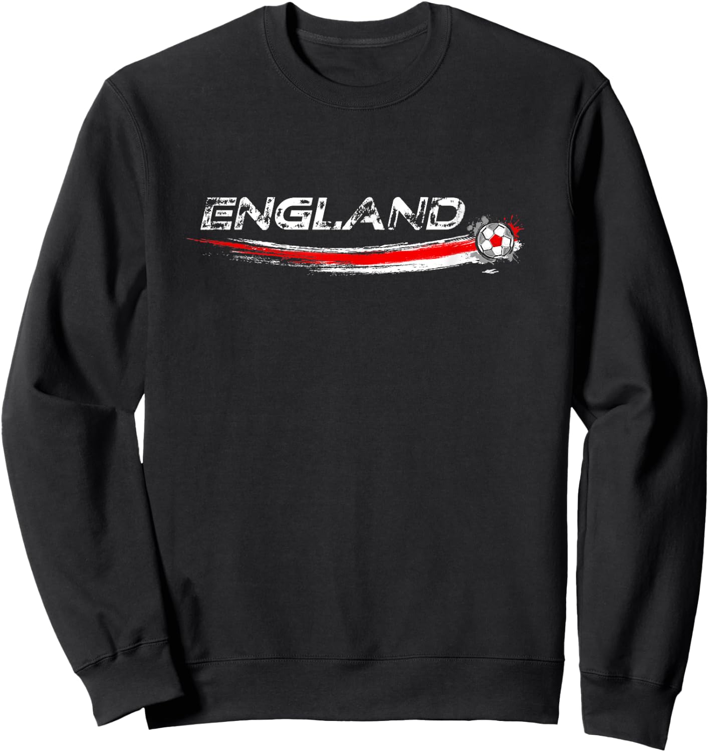 England Soccer Team 2021 Football Brit English Fan Match Day Sweatshirt - Sweatshirt | Black