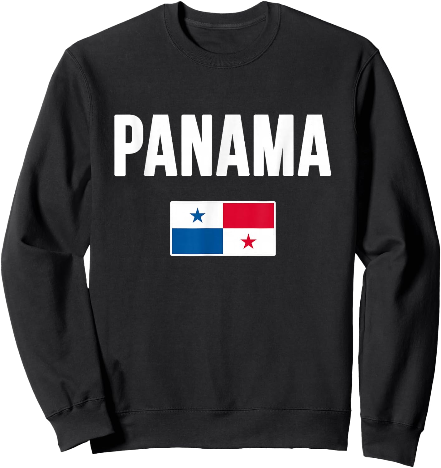 Panama Panamanian Flag Sweatshirt - Sweatshirt | Black