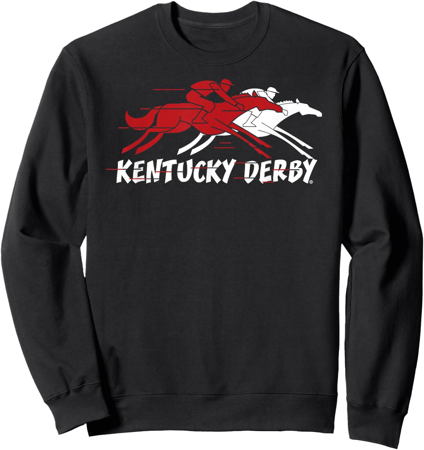 Kentucky Derby Horse Race Logo Officially Licensed Sweatshirt - Sweatshirt | Black