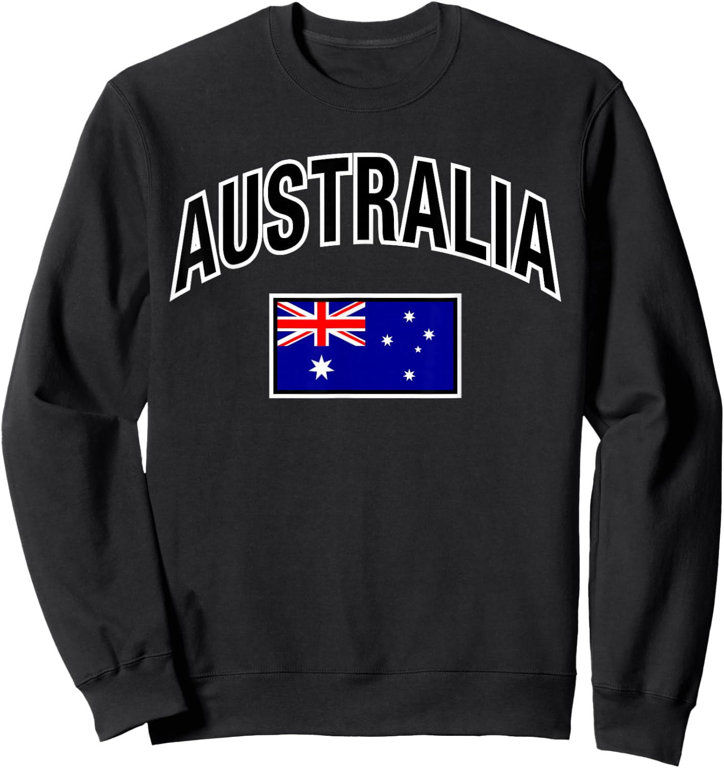 Australia Flag Proud Australian Sweatshirt - Sweatshirt | Black