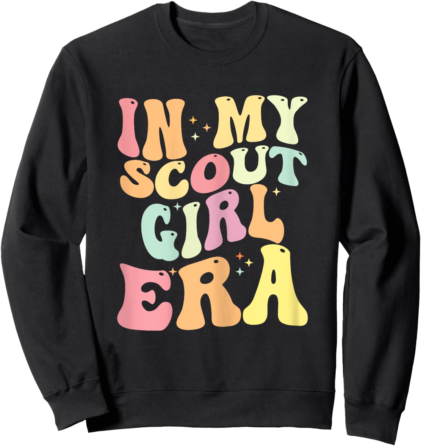 In My Scout Girl Era Sweatshirt - Sweatshirt | Black