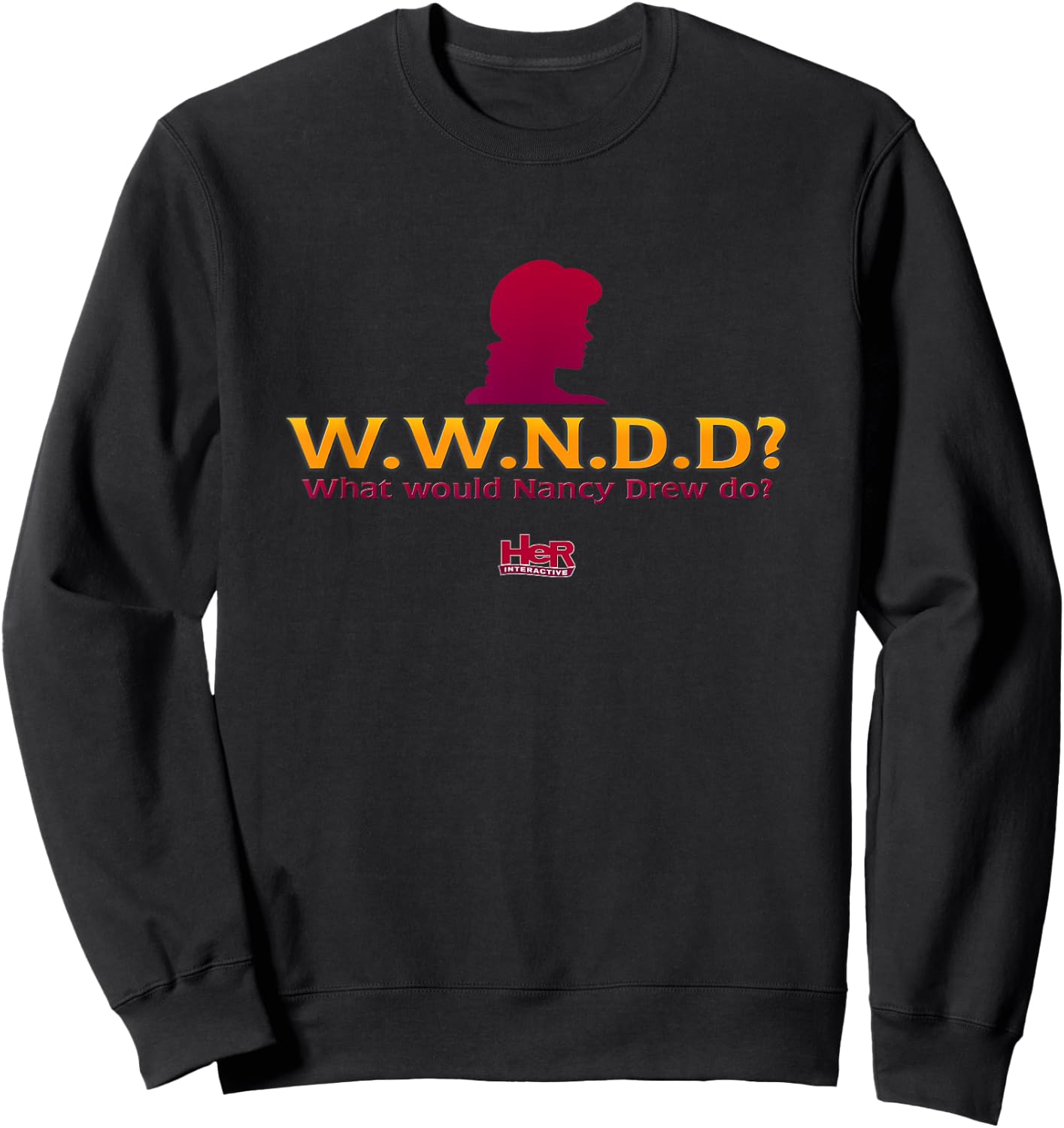 Nancy Drew: What Would Nancy Drew Do? Sweatshirt - Sweatshirt | Black