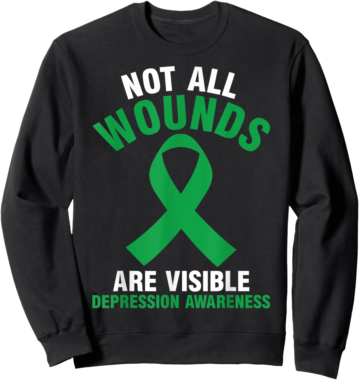 Depression Awareness Sweatshirt - Sweatshirt | Black