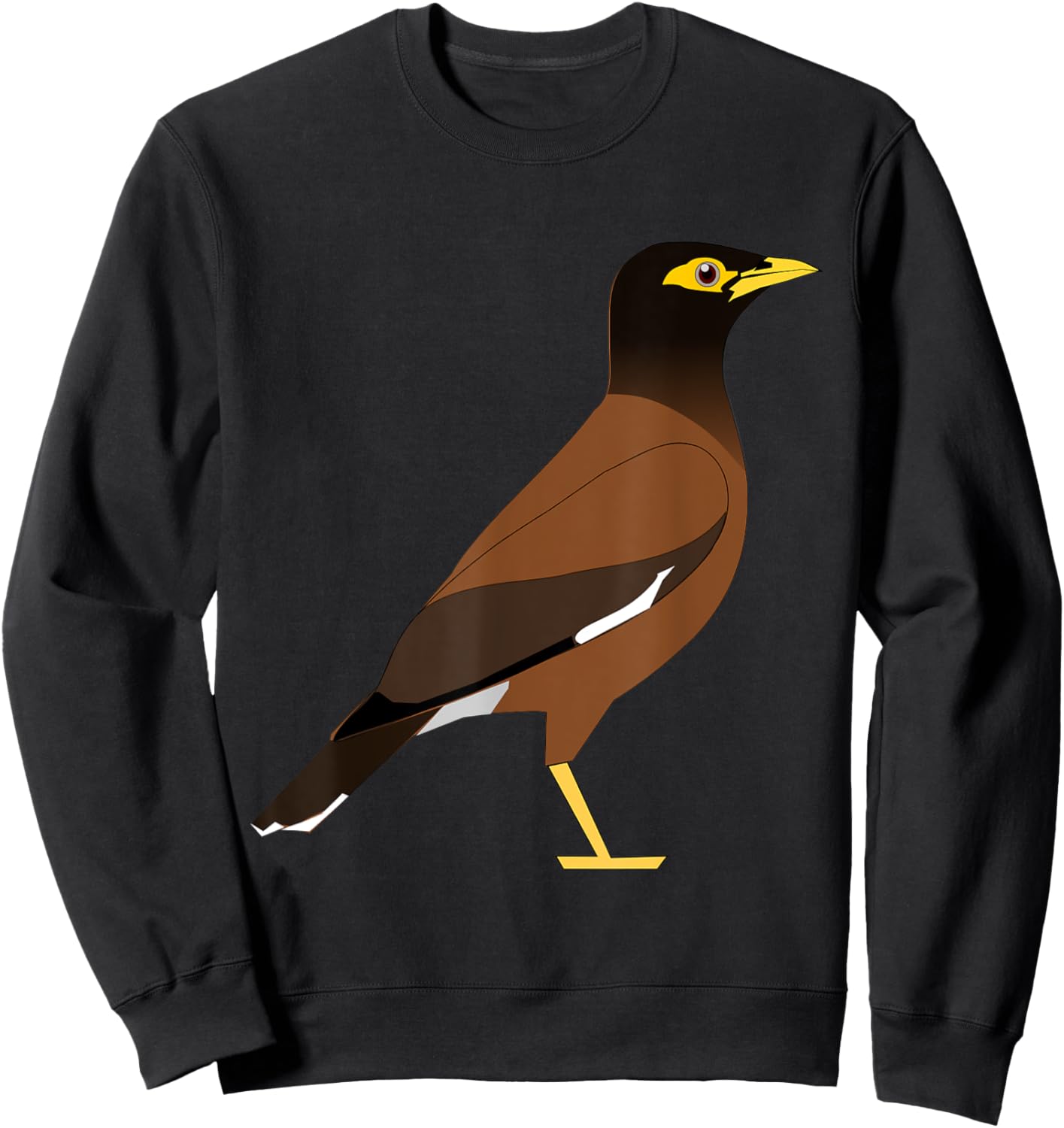 Common Myna Mynah Sweatshirt - Sweatshirt | Black