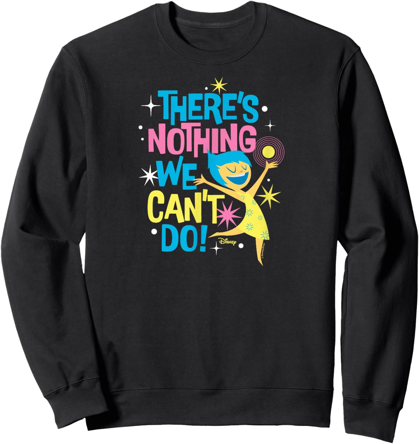 Inside Out 2 - Joy Character There's Nothing We Can't Do Sweatshirt - Sweatshirt | Black