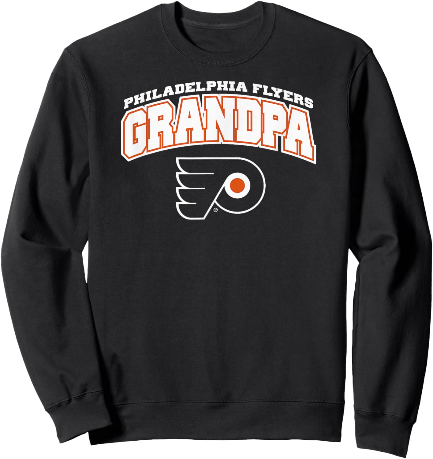 Philadelphia Flyers Grandpa Logo Black Officially Licensed Sweatshirt - Sweatshirt | Black