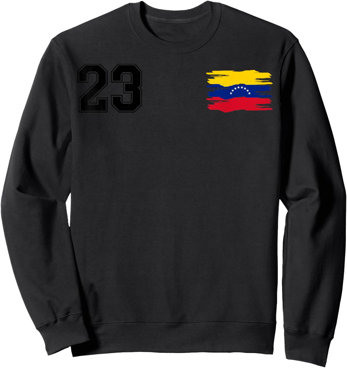Venezuela - La Vinotinto Team Soccer Design for Venezuelans Sweatshirt - Sweatshirt | Black