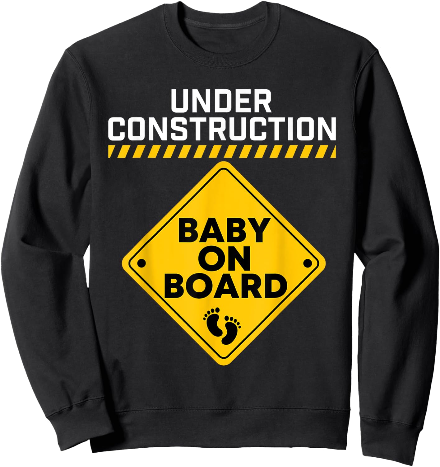 Baby On Board - Gender Reveal Baby Shower Pregnancy Sweatshirt - Sweatshirt | Black