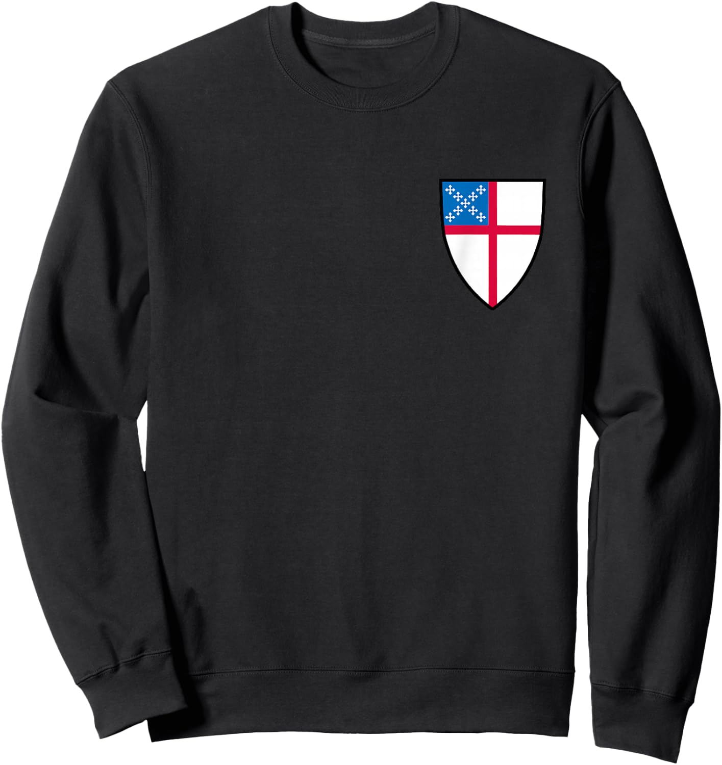 Episcopal Church Episcopalian Logo Shield Crest Sweatshirt - Sweatshirt | Black