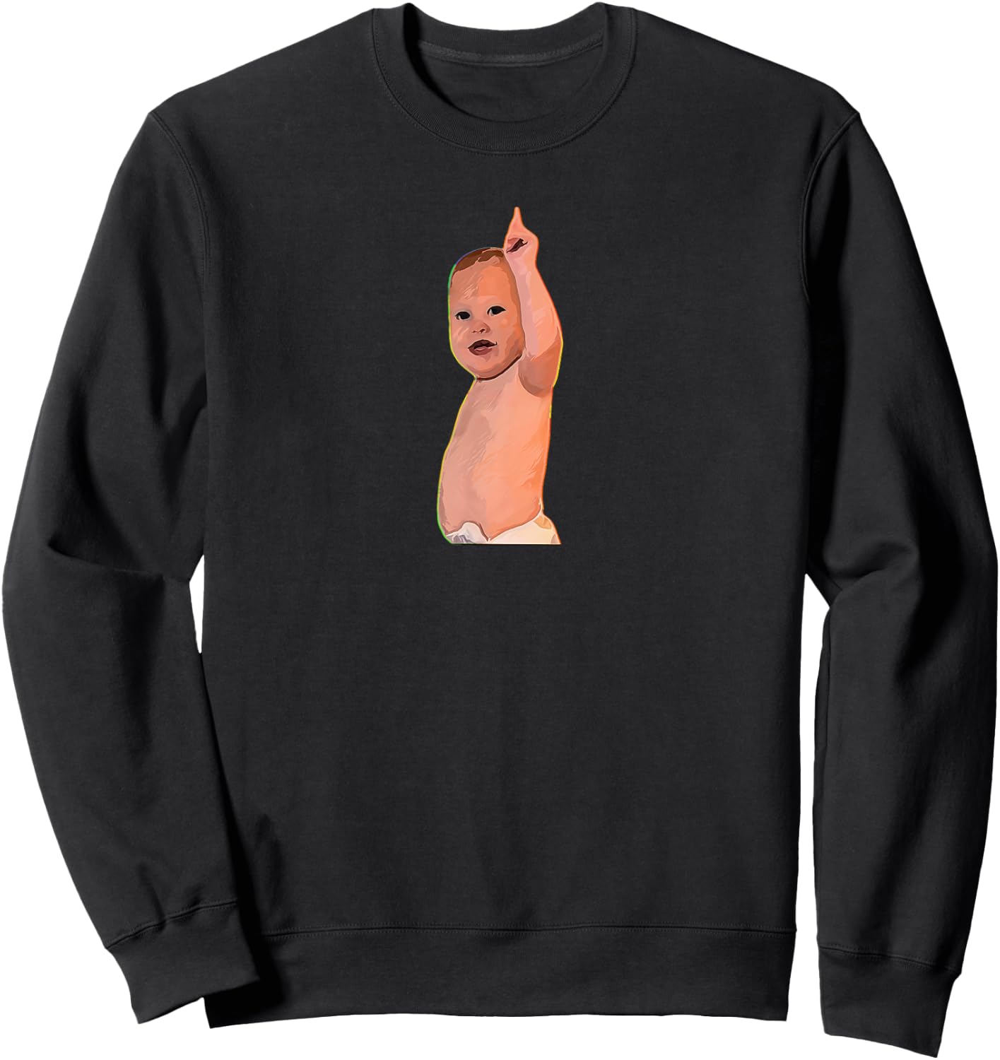 Four 4 Seasons Orlando Baby Shirt - Meee - Sketch Funny Meme Sweatshirt - Sweatshirt | Black