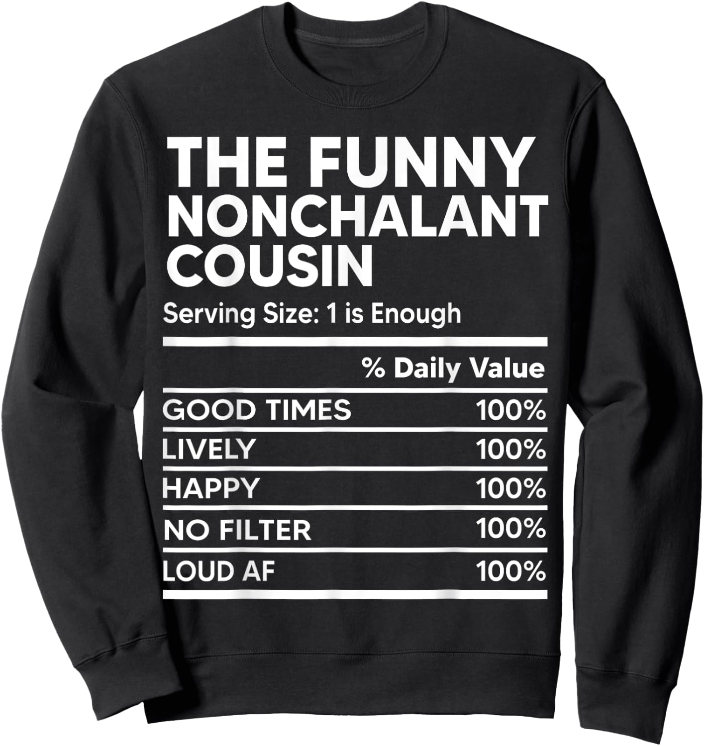It's A Cousin Thing You Wouldnt Understand Cousin Crew Funny Sweatshirt - Sweatshirt | Black
