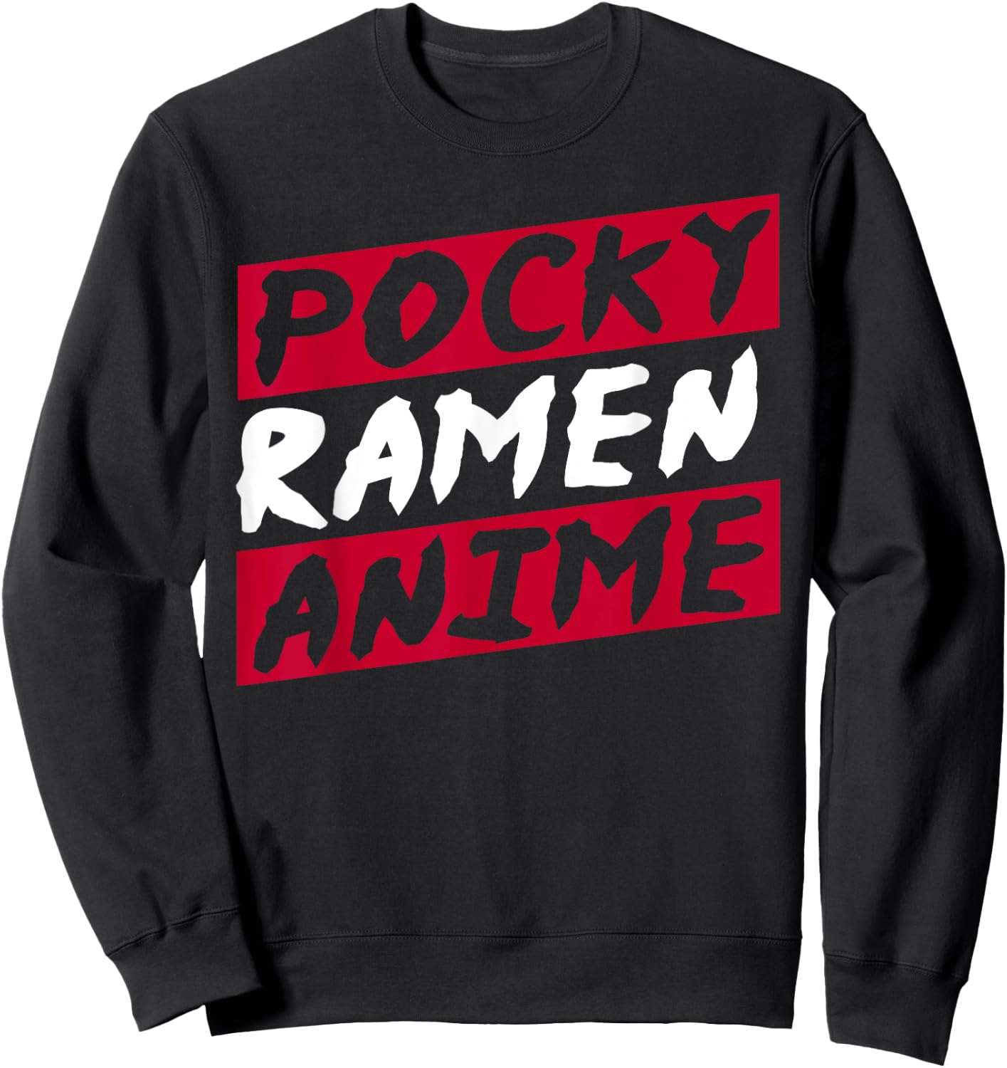 Pocky Ramen Anime Japan Food Sweatshirt - Sweatshirt | Black