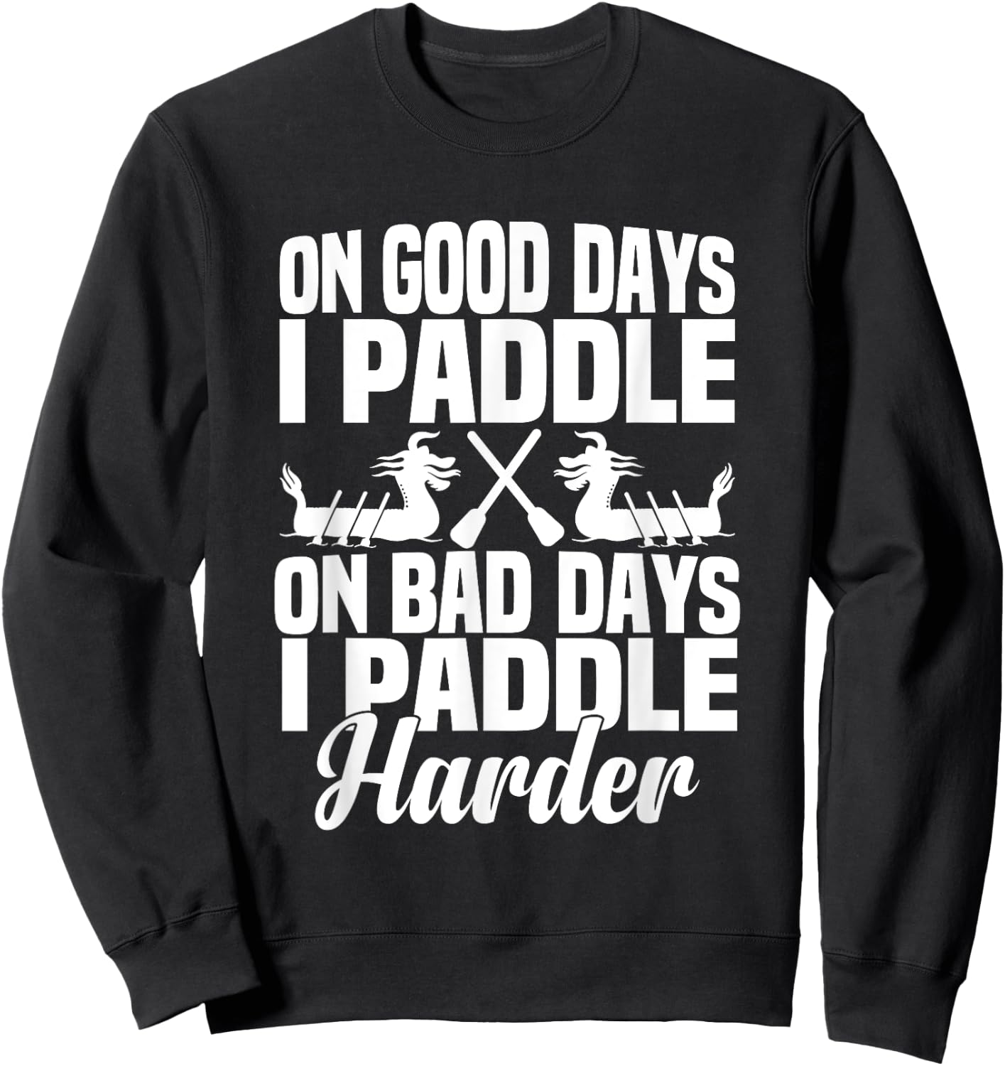 Dragon Boat Paddle Racing Team Kit for Dragon Boat Racing Sweatshirt - Sweatshirt | Black