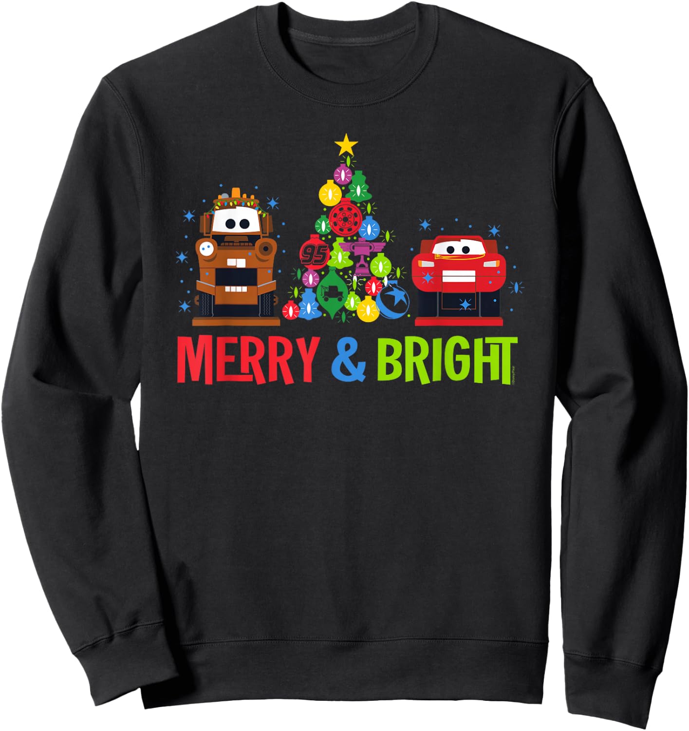 Disney and Pixar's Cars Christmas Holiday Nutcrackers Sweatshirt - Sweatshirt | Black