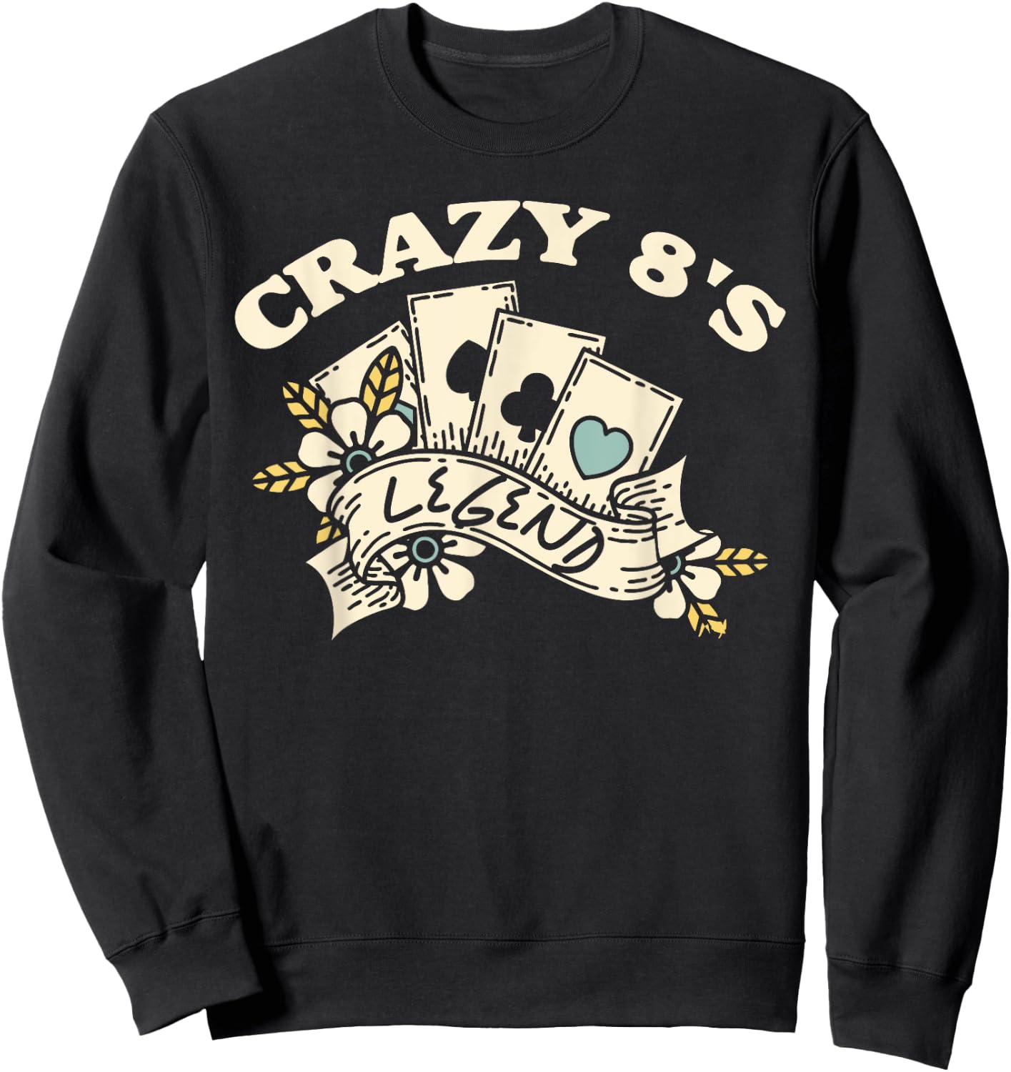 Crazy 8's Legend Sweatshirt - Sweatshirt | Black