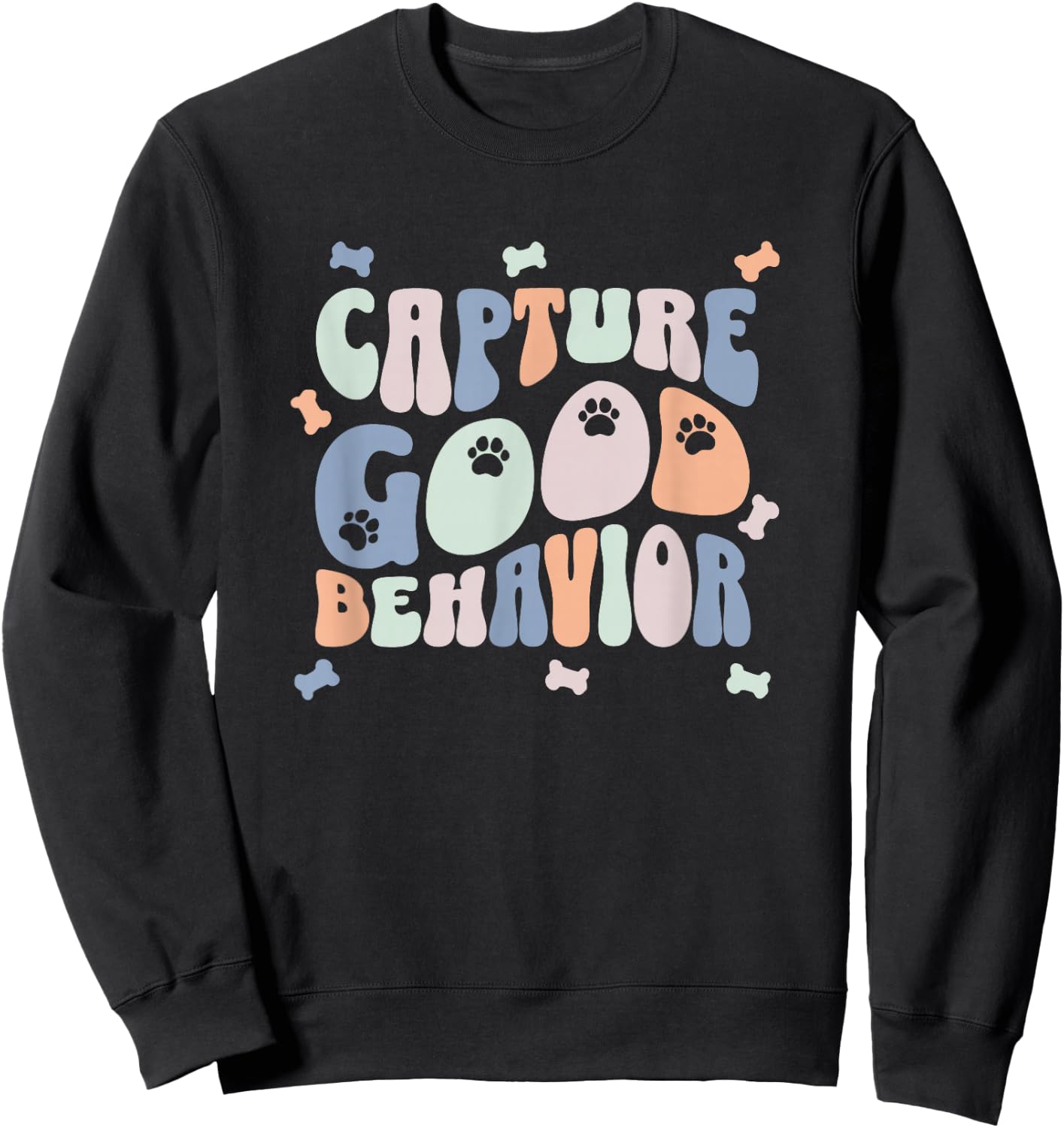 Dog Trainer Gift, Positive Dog Training Staff Sweatshirt - Sweatshirt | Black