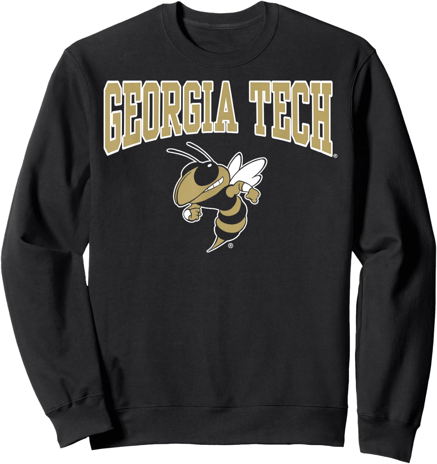 Georgia Tech Yellow Jackets Buzz Navy Officially Licensed Sweatshirt - Sweatshirt | Black