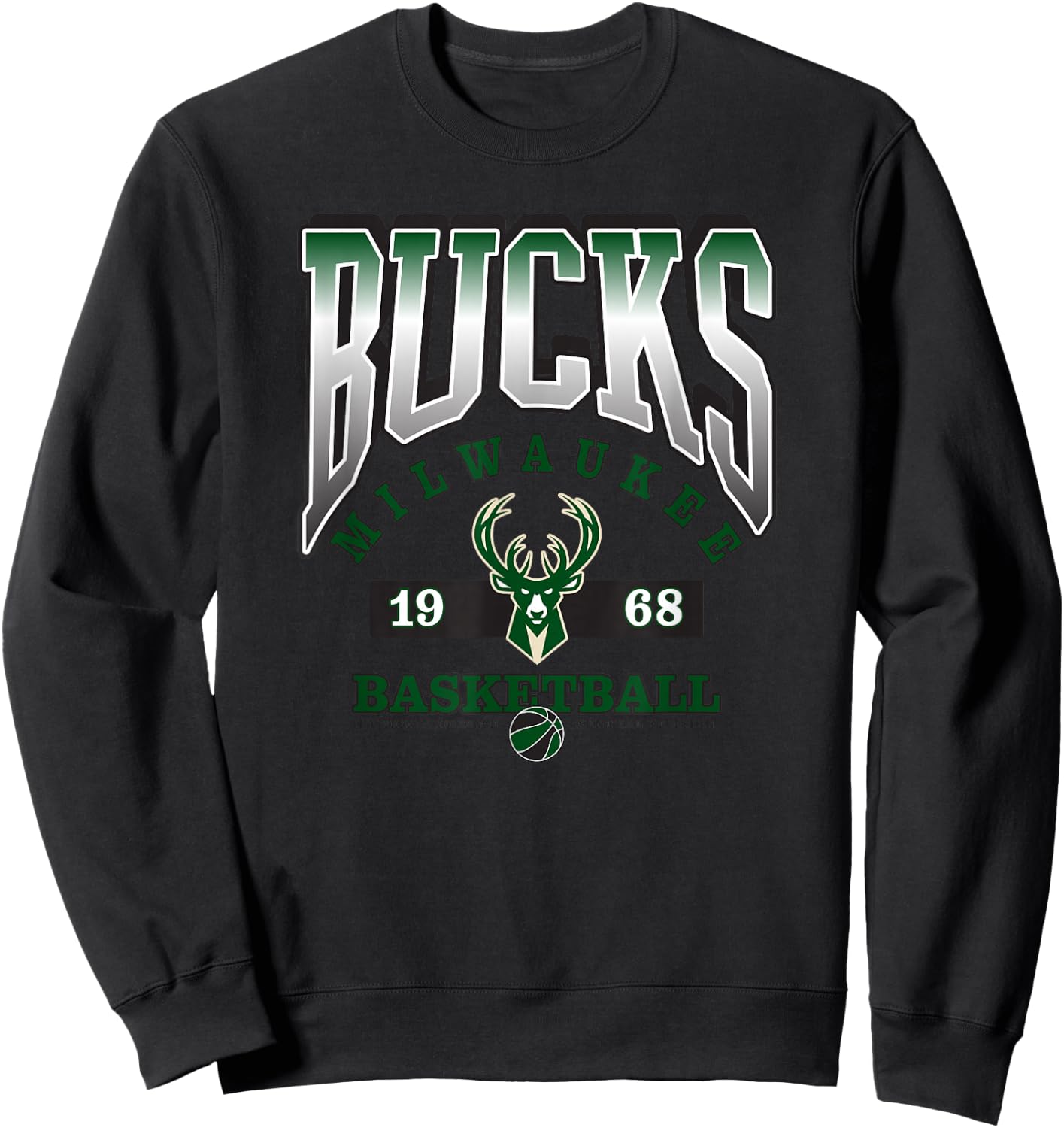 NBA Milwaukee Bucks Homecourt Advantage Sweatshirt - Sweatshirt | Black