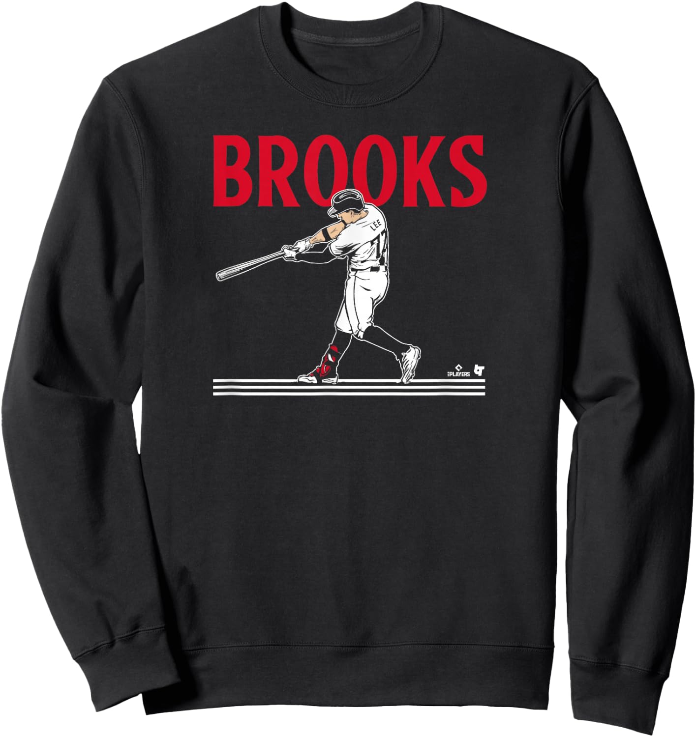 Brooks Lee - Slugger Swing - Minnesota Baseball Sweatshirt - Sweatshirt | Black