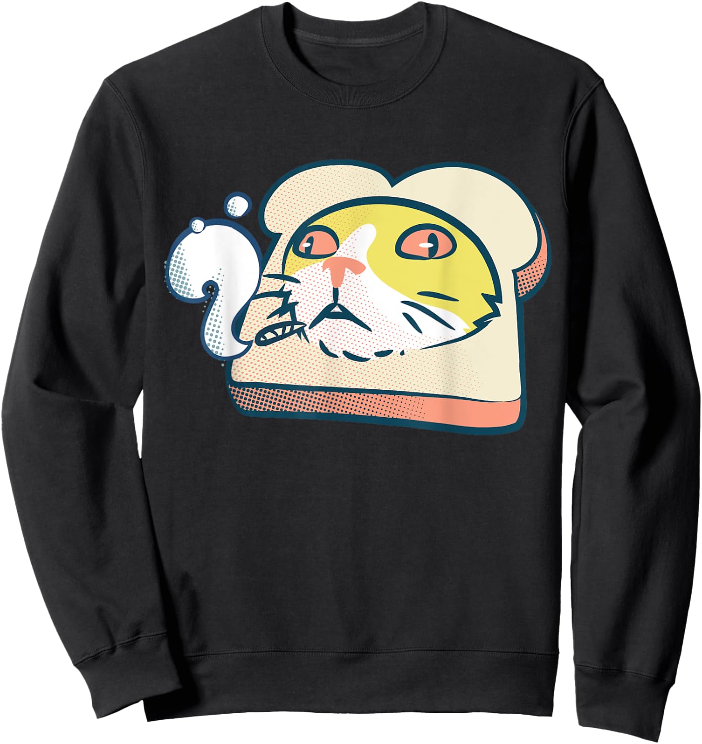 Cat in Bread Smoker Joint 420 Gift Weed Cannabis Women Sweatshirt - Sweatshirt | Black