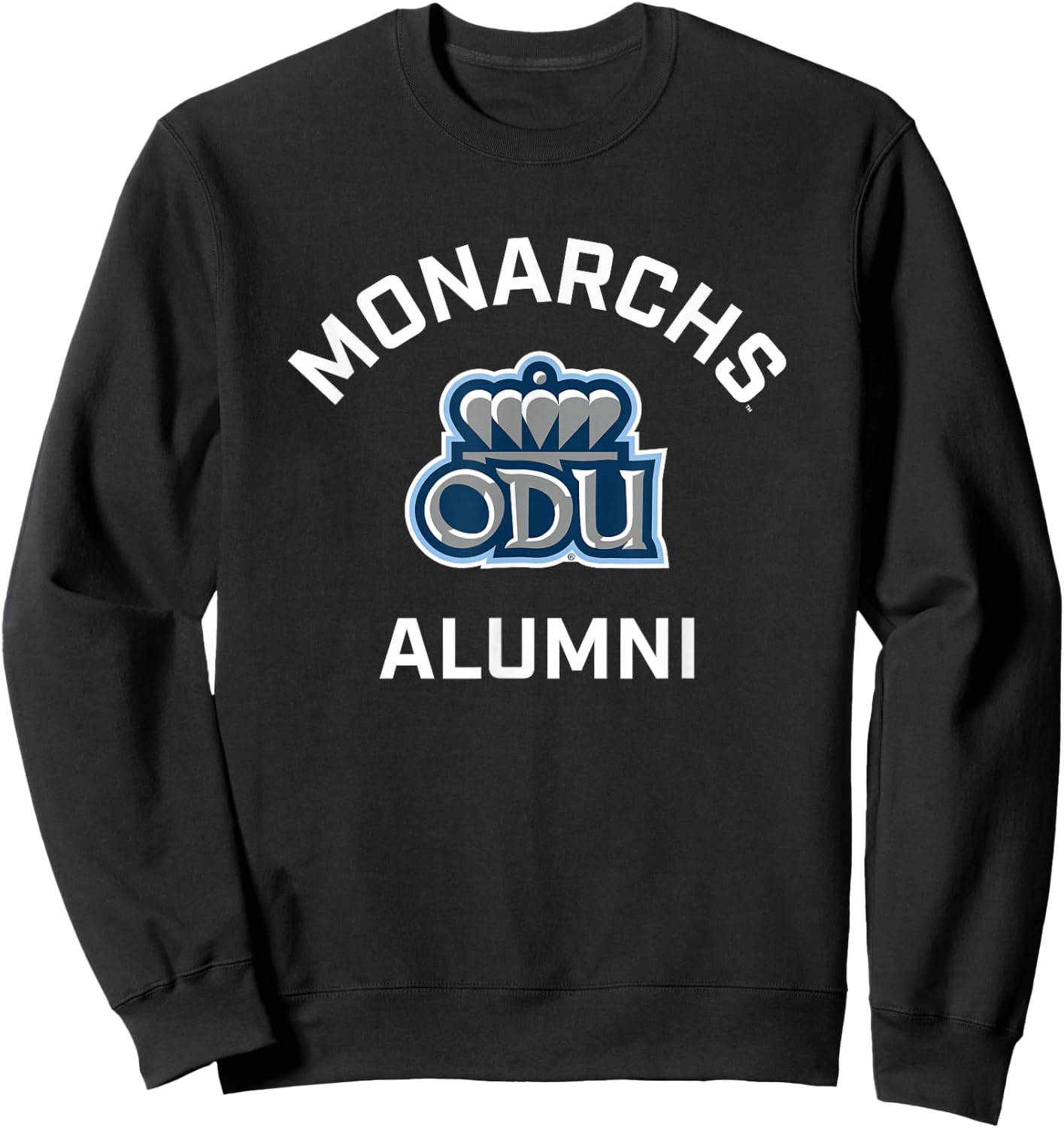 Old Dominion University ODU Monarchs Arched Alumni Sweatshirt - Sweatshirt | Black