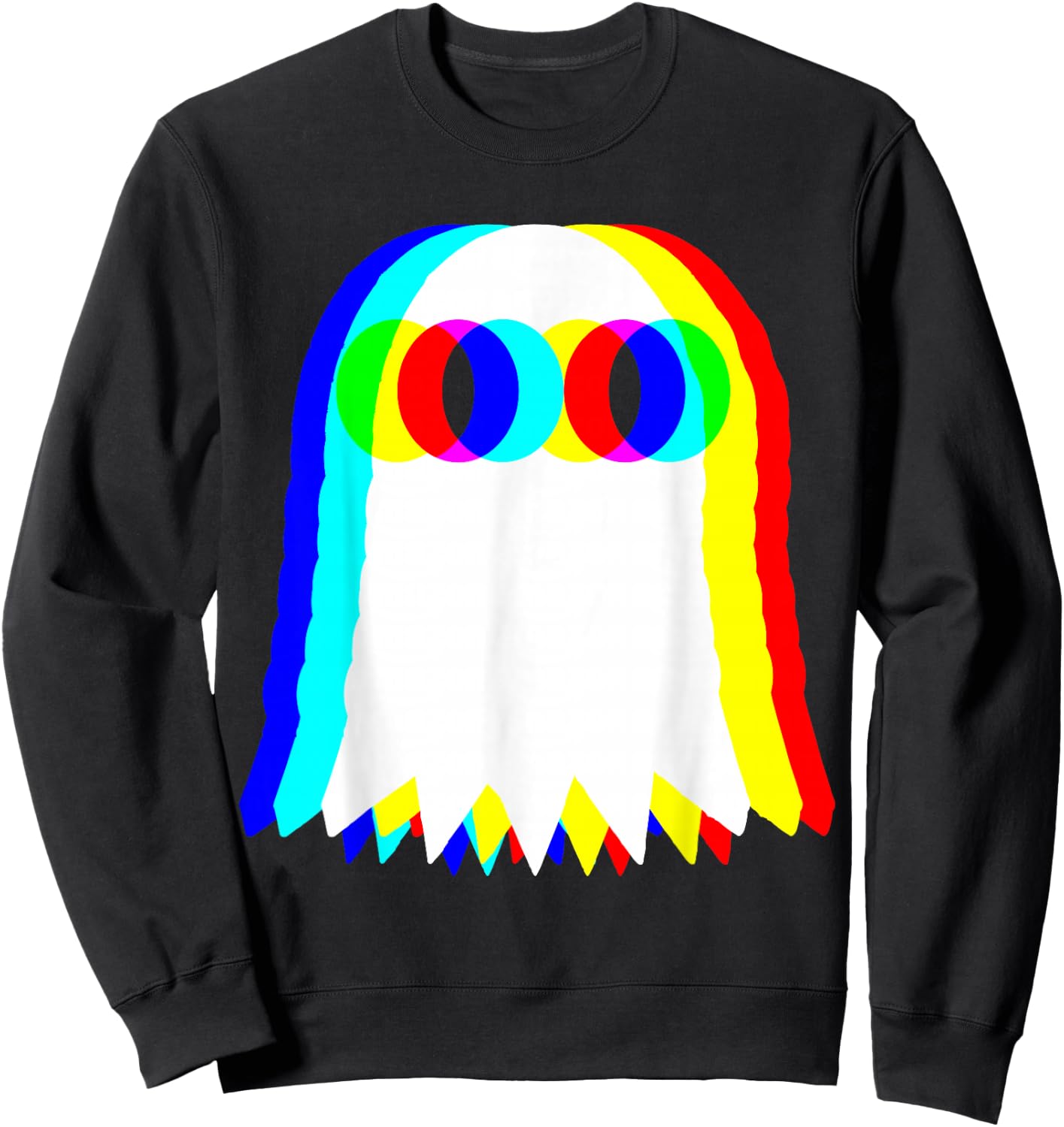 Halloween Ghost Music Party Halloween Sweatshirt - Sweatshirt | Black