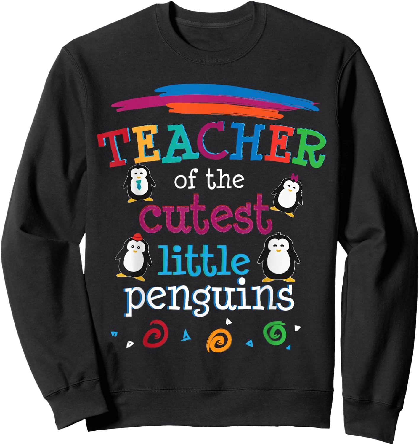 Teacher kindergarten preschool Sweatshirt - Sweatshirt | Black
