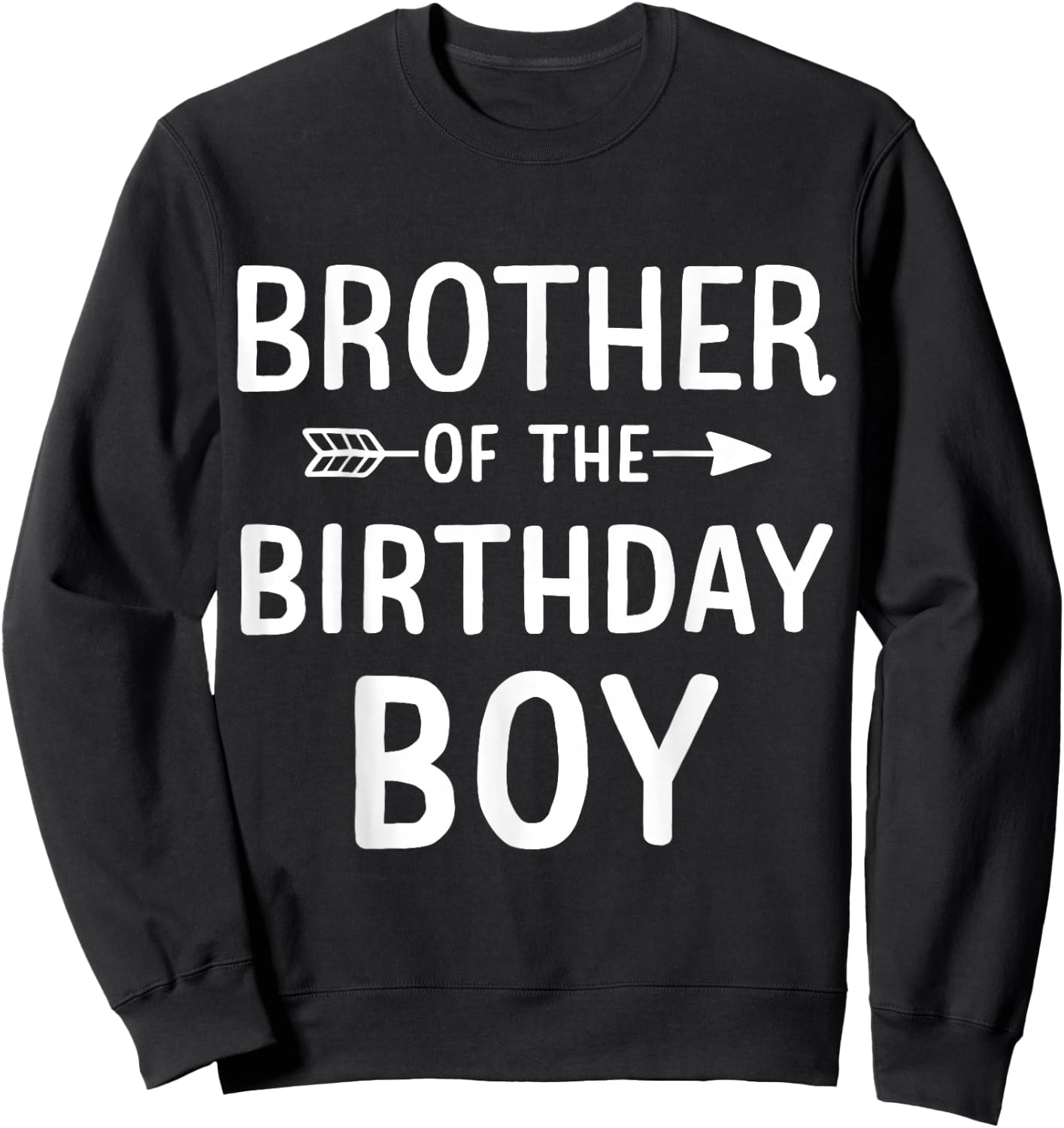 Brother of the birthday boy for matching family party Sweatshirt - Sweatshirt | Black