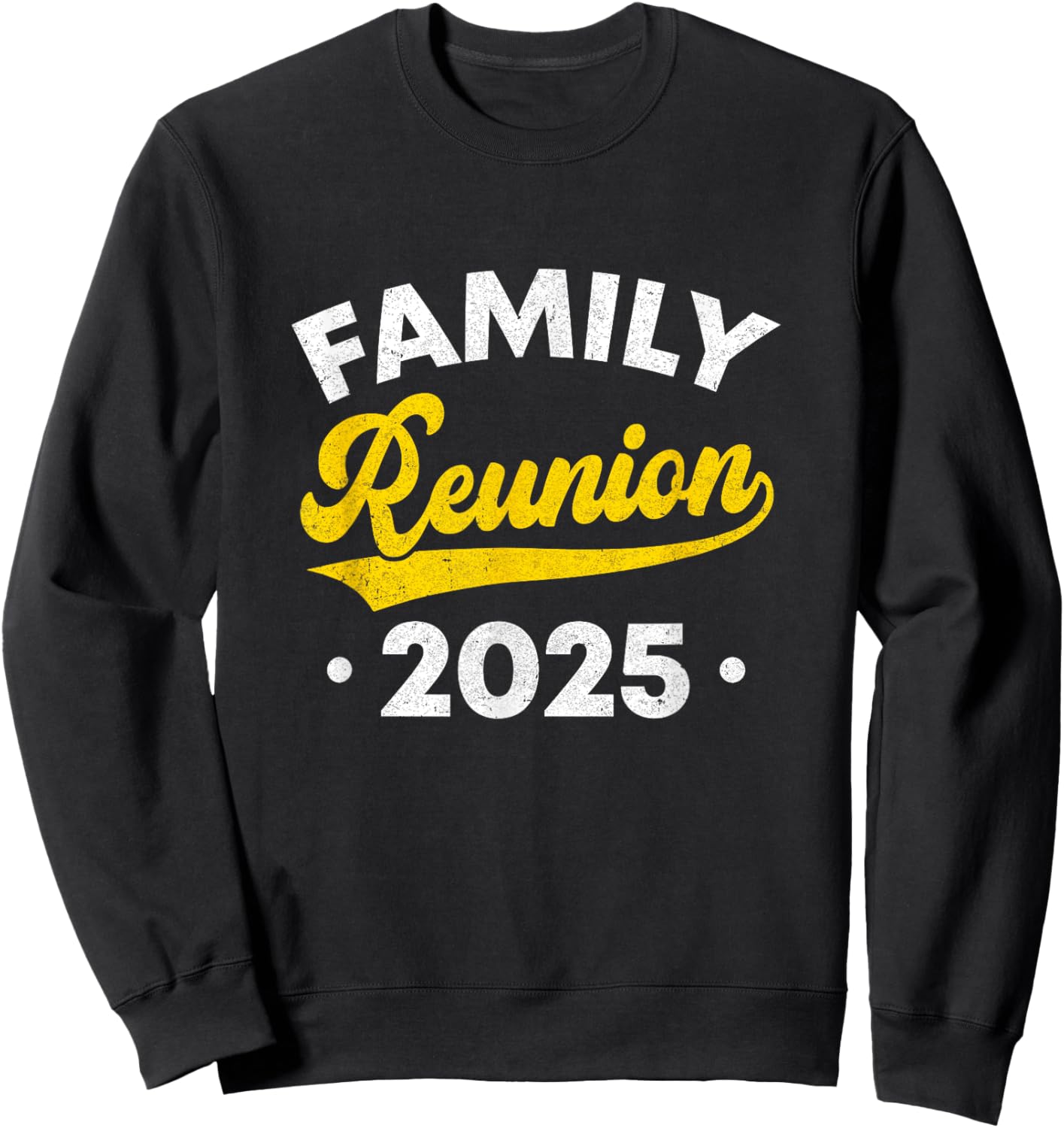 Family Reunion 2025 Vacation Meeting Family Matching Group Sweatshirt - Sweatshirt | Black