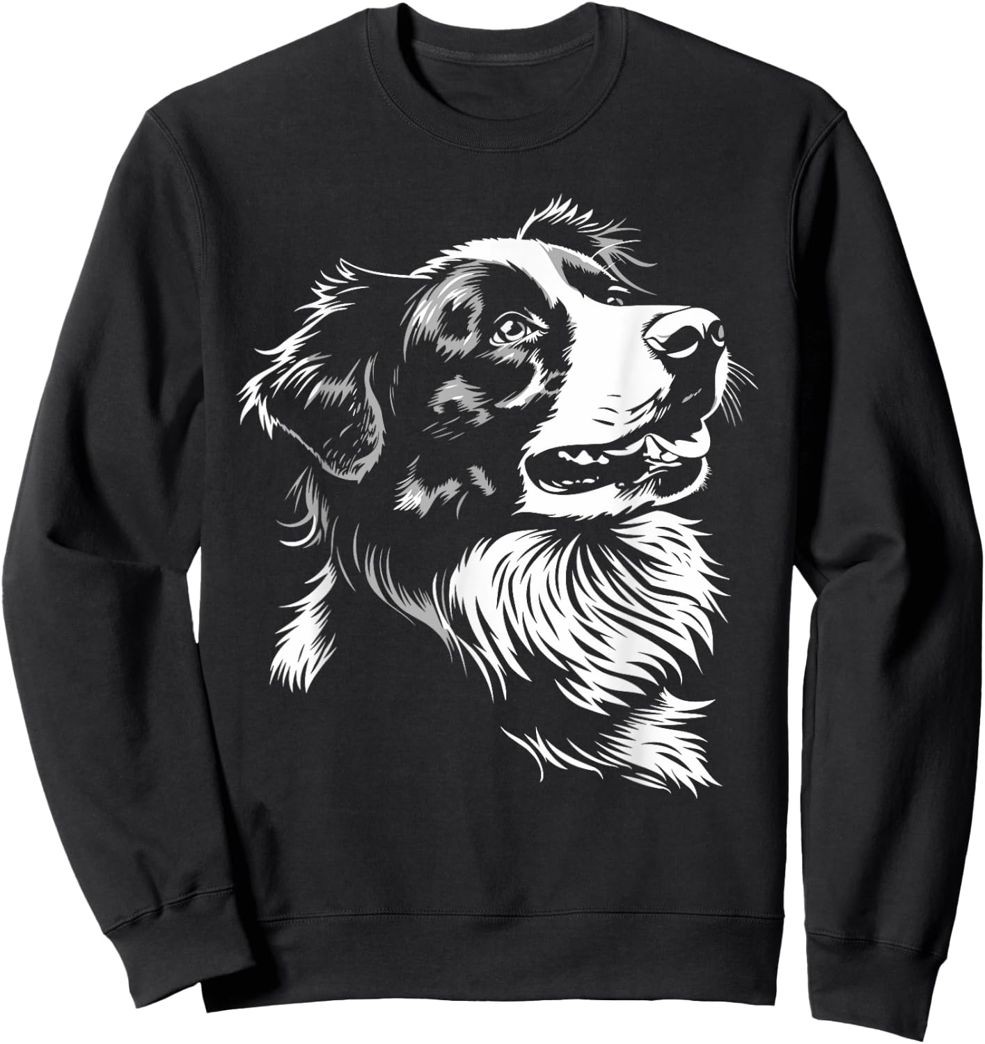 Loyal Australian Shepherddog Companion Women Kids Sweatshirt - Sweatshirt | Black