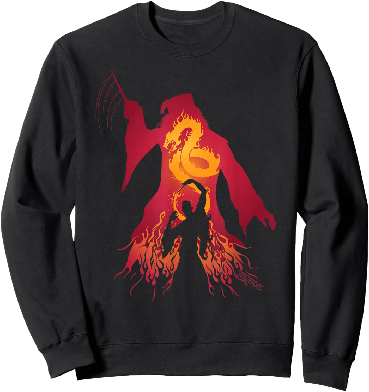 Harry Potter Fiery Dumbledore vs. Voldemort Sweatshirt - Sweatshirt | Black