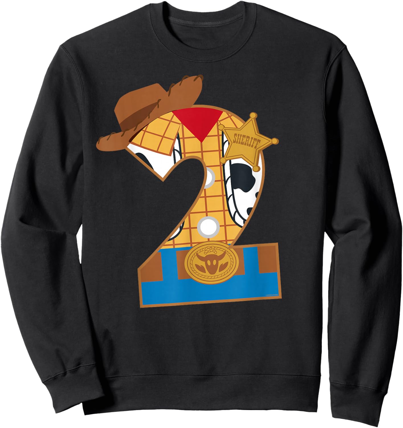 Disney and Pixar's Toy Story Second Birthday 2 Years Old Sweatshirt - Sweatshirt | Black