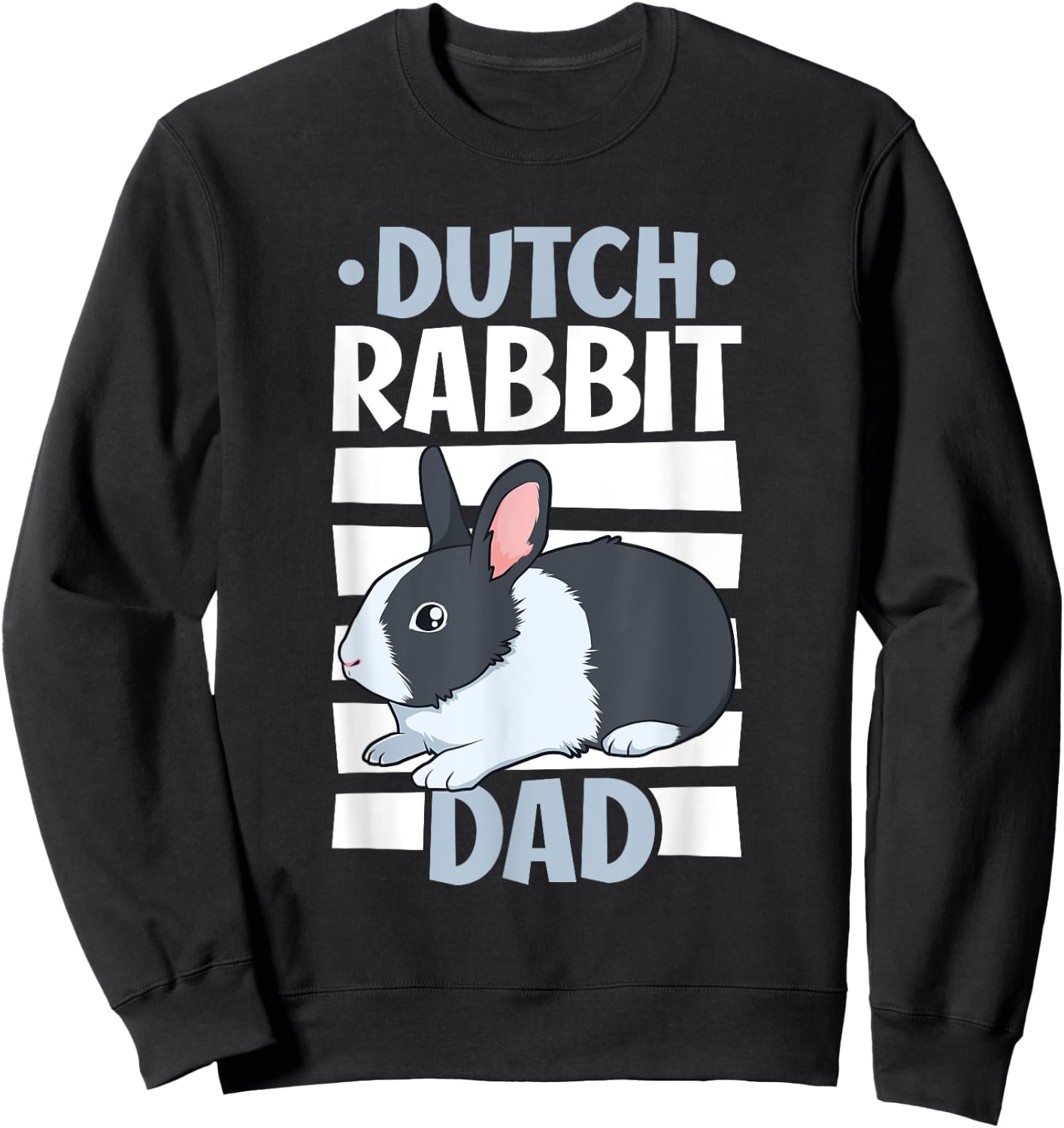 Dutch Rabbit Dad Sweatshirt - Sweatshirt | Black
