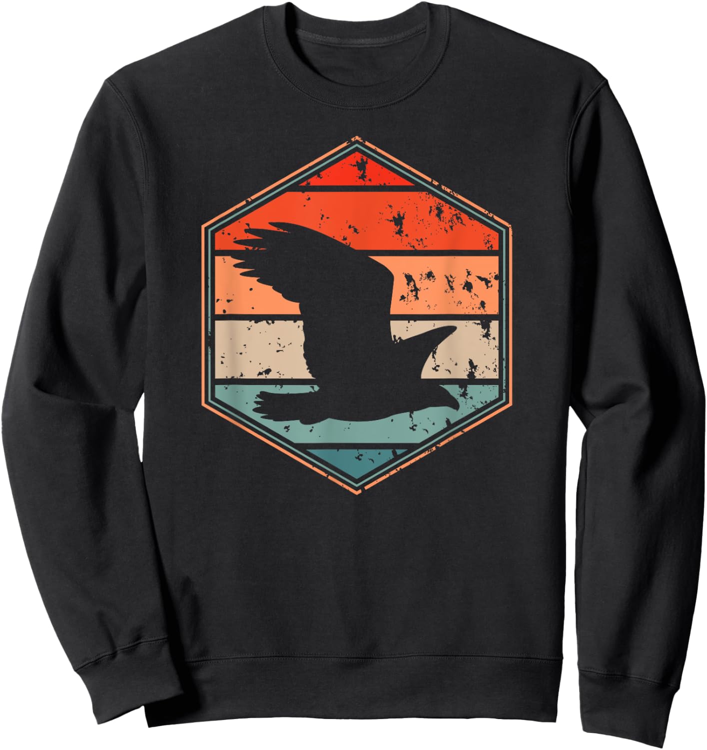 Falcon Hawk Falconry Clothes - Peregrine Falcon Sweatshirt - Sweatshirt | Black