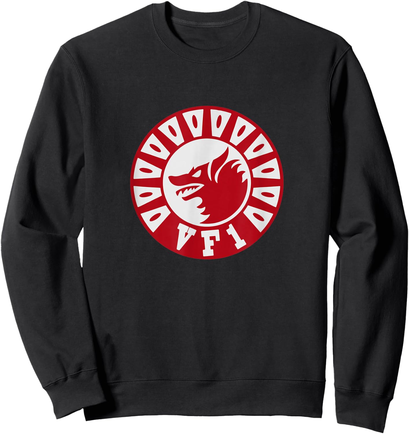 VF-1 Wolfpack Fighting Squadron 1 Veterans Day Christmas Sweatshirt - Sweatshirt | Black