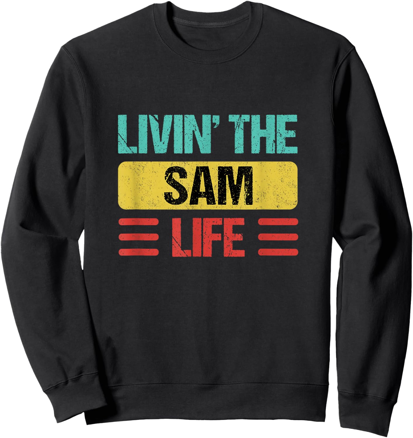 Sam Name Sweatshirt - Sweatshirt | Black