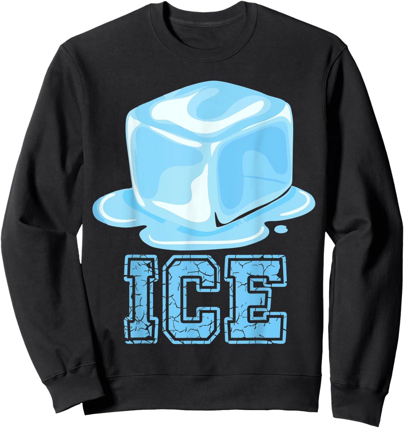 Fire and Ice matching Halloween costume for couples teens Sweatshirt - Sweatshirt | Black
