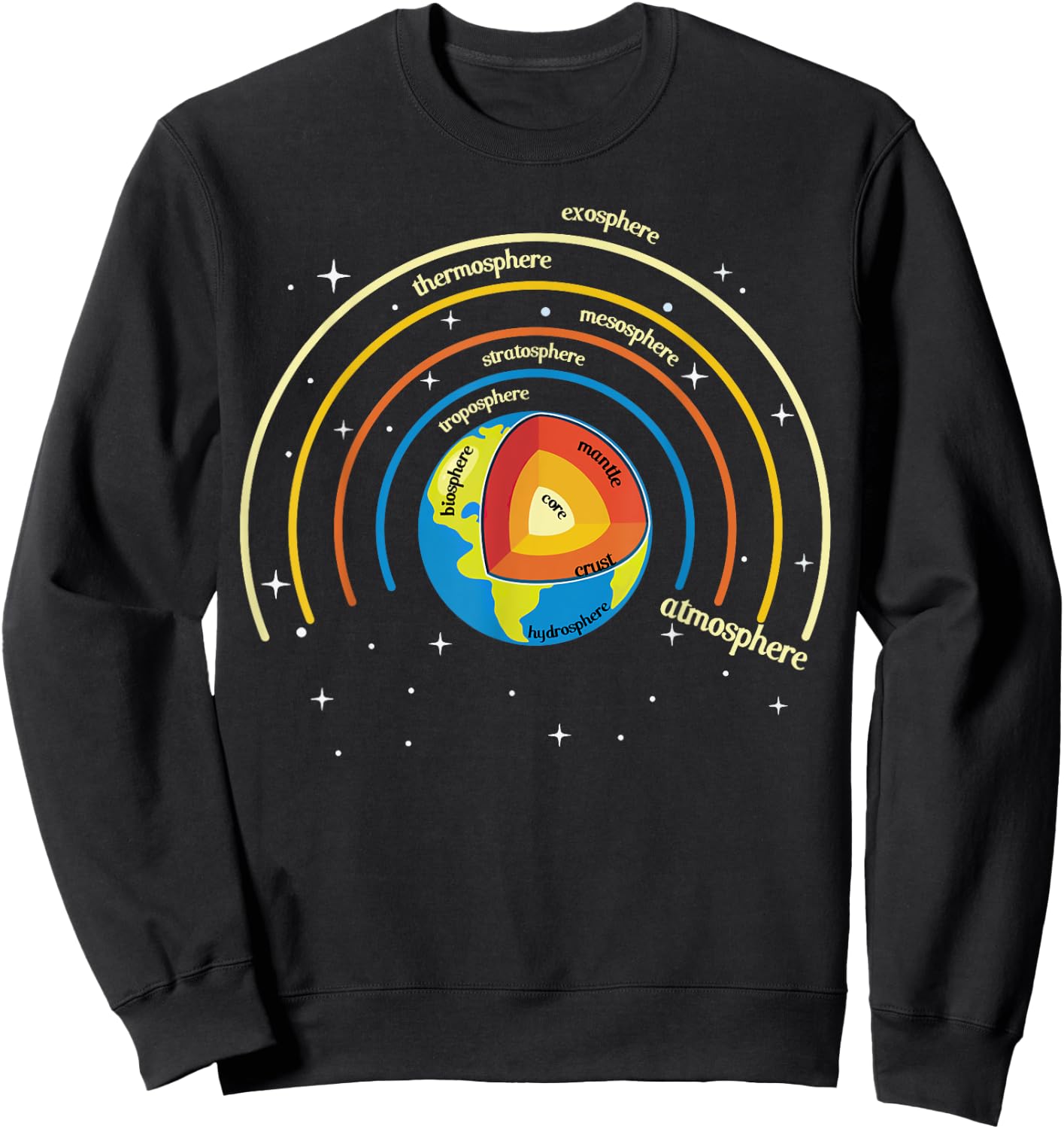Classical Conversations Cycle 1 Earth Science Homeschool Sweatshirt - Sweatshirt | Black
