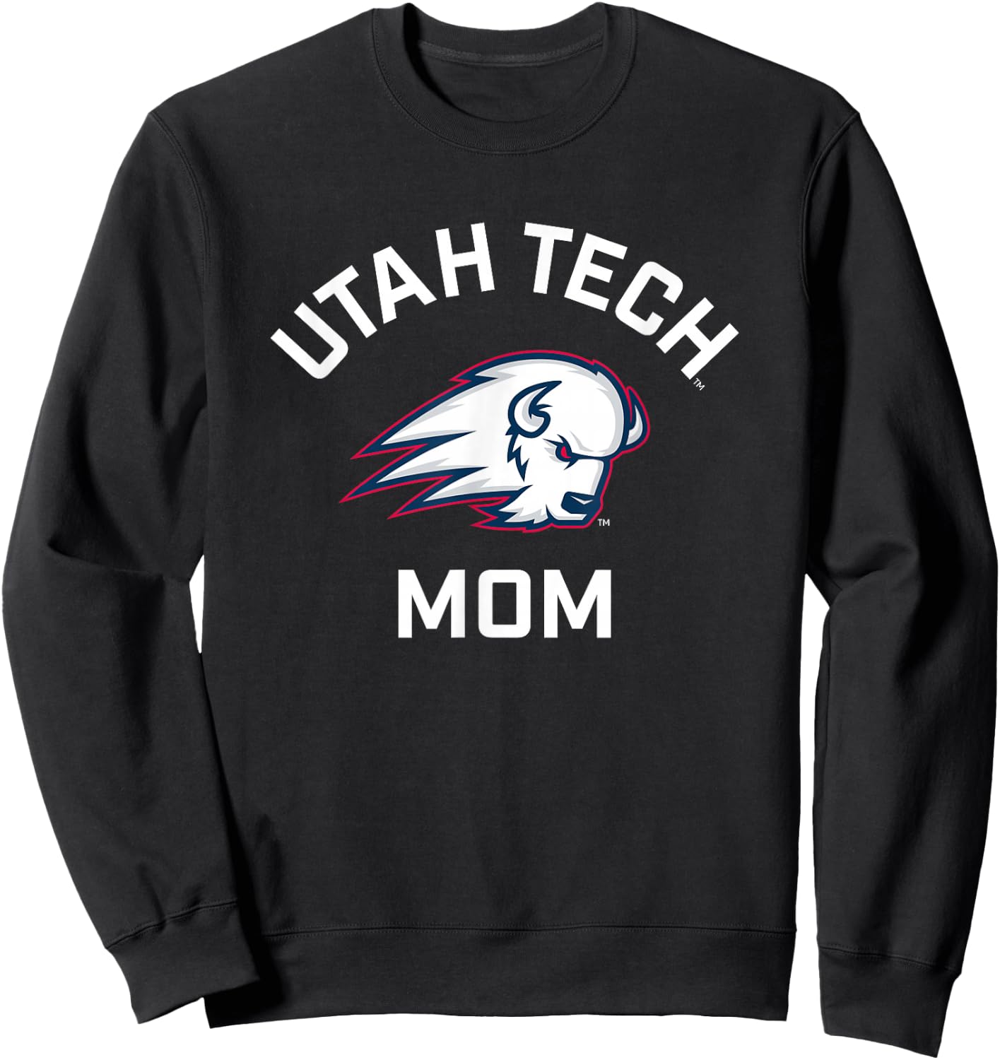 Utah Tech Trailblazers Arched Mom Sweatshirt - Sweatshirt | Black