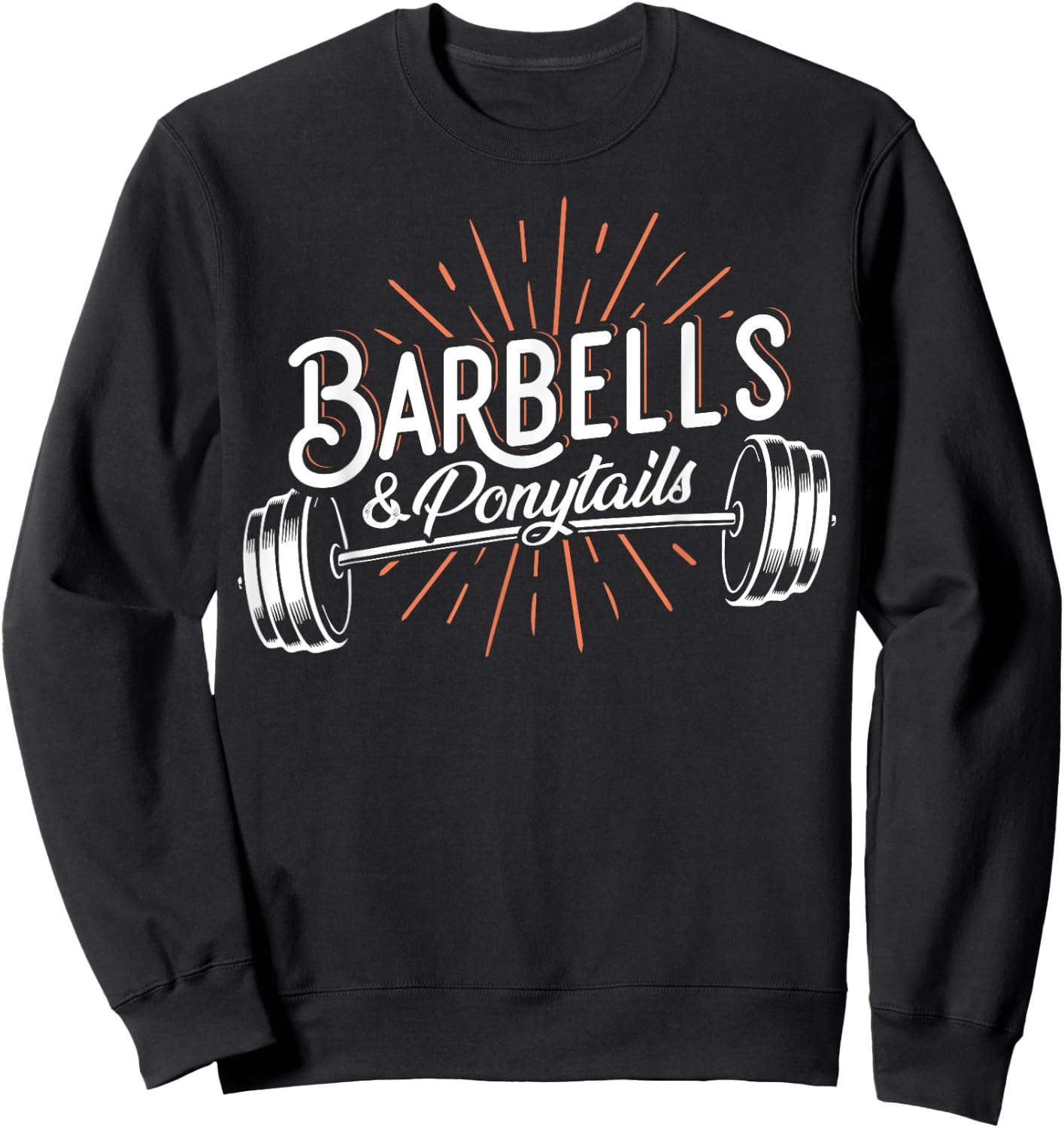 Barbells And Ponytails - Pump Covers Motivational Fitness Sweatshirt - Sweatshirt | Black