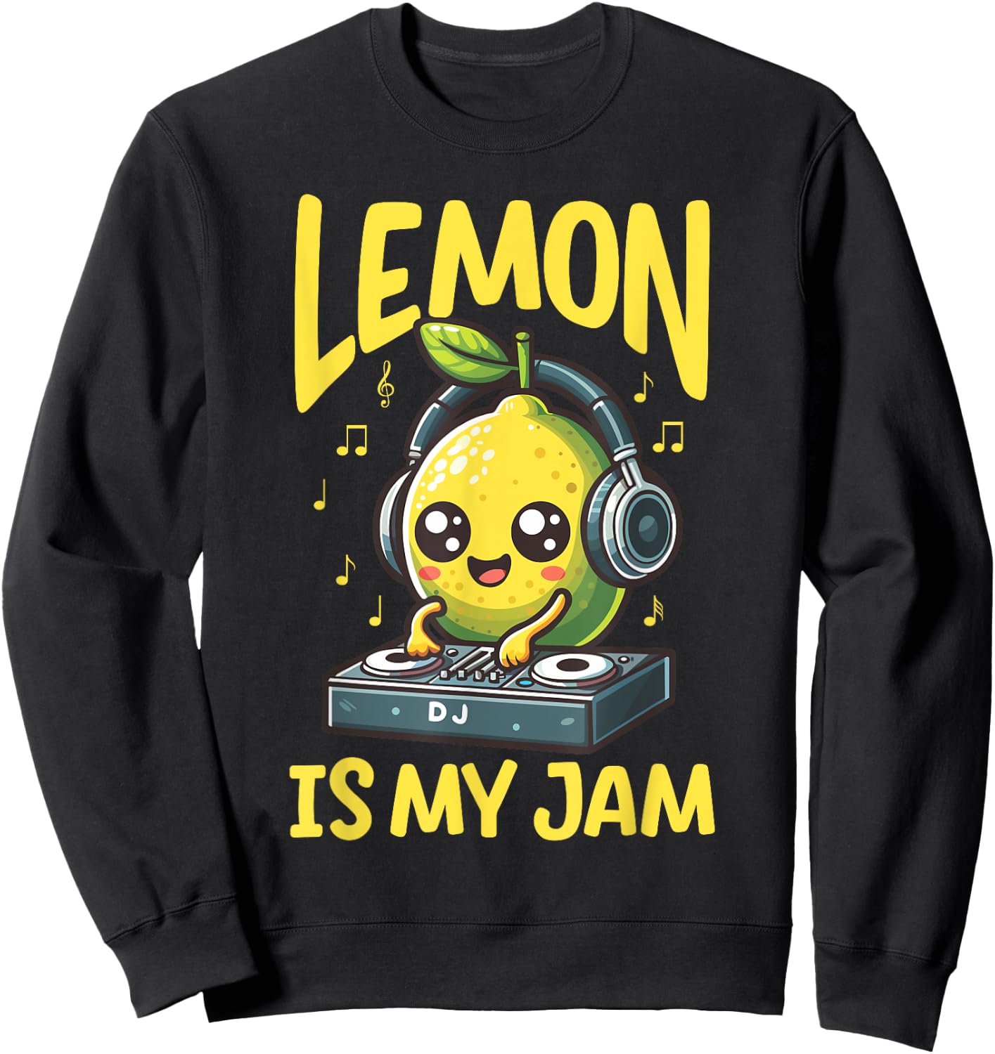 Lemon Lover Lemon Juice Travel Lemon Is My Jam Sweatshirt - Sweatshirt | Black
