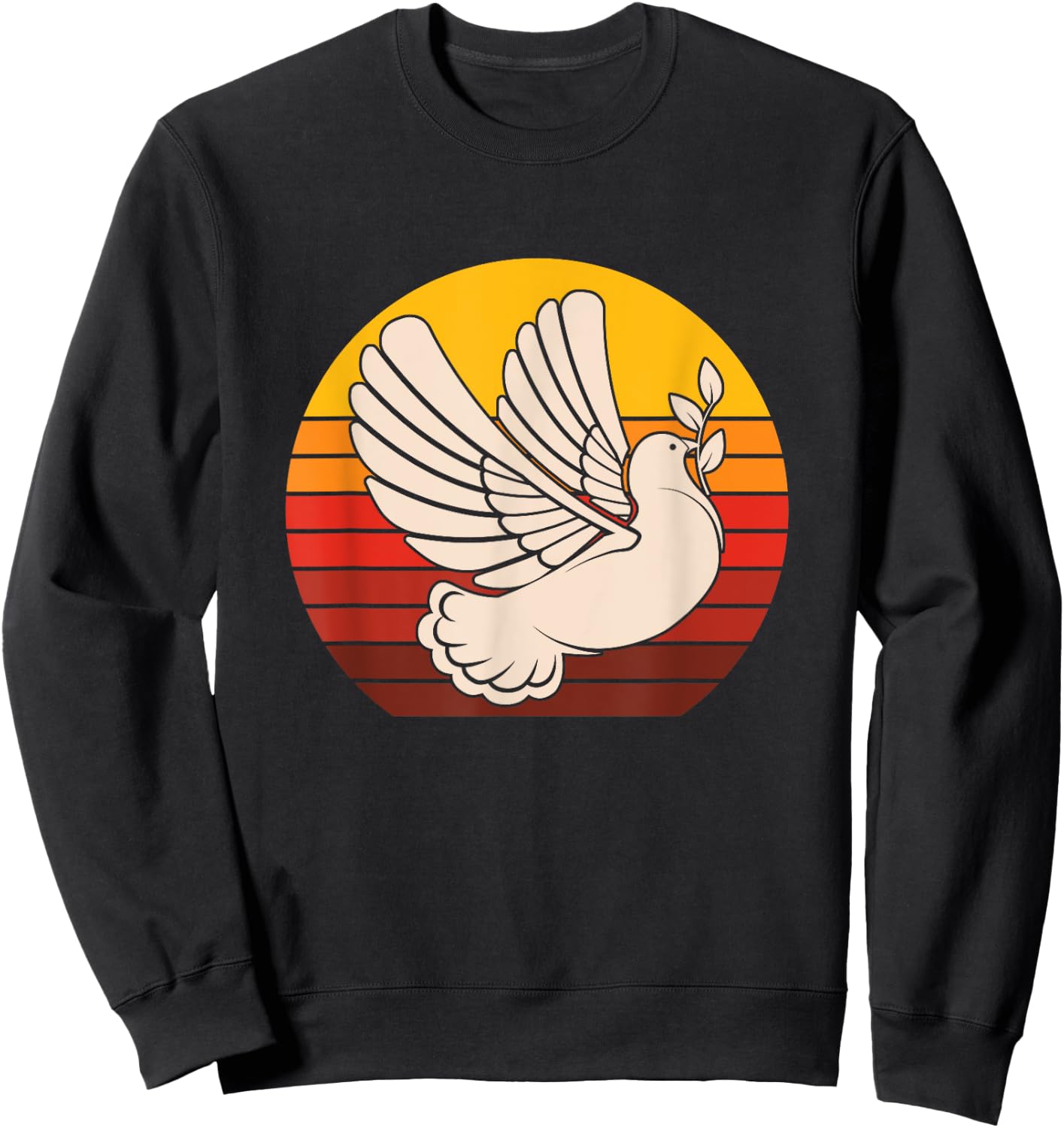 Retro Dove Sweatshirt - Sweatshirt | Black