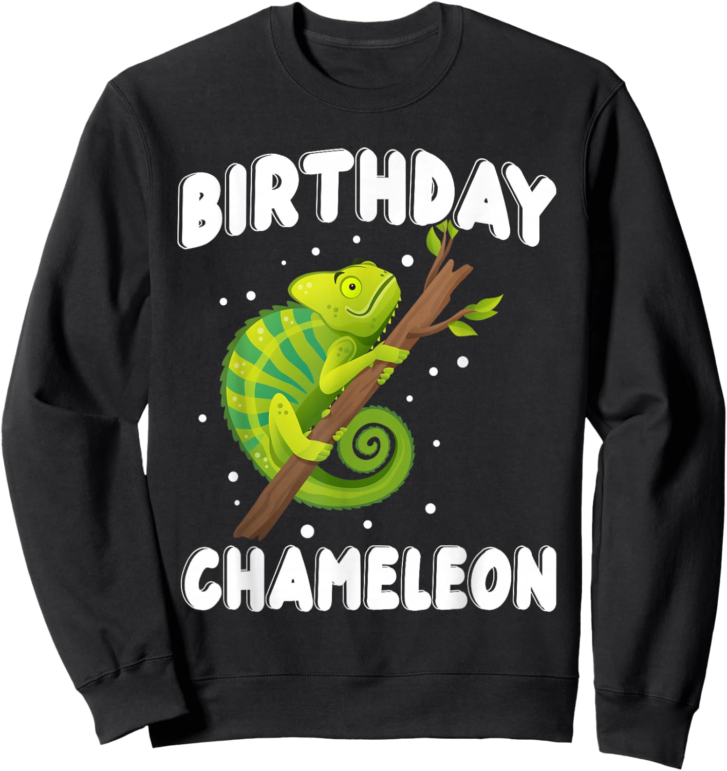 Birthday Chameleon Sweatshirt - Sweatshirt | Black