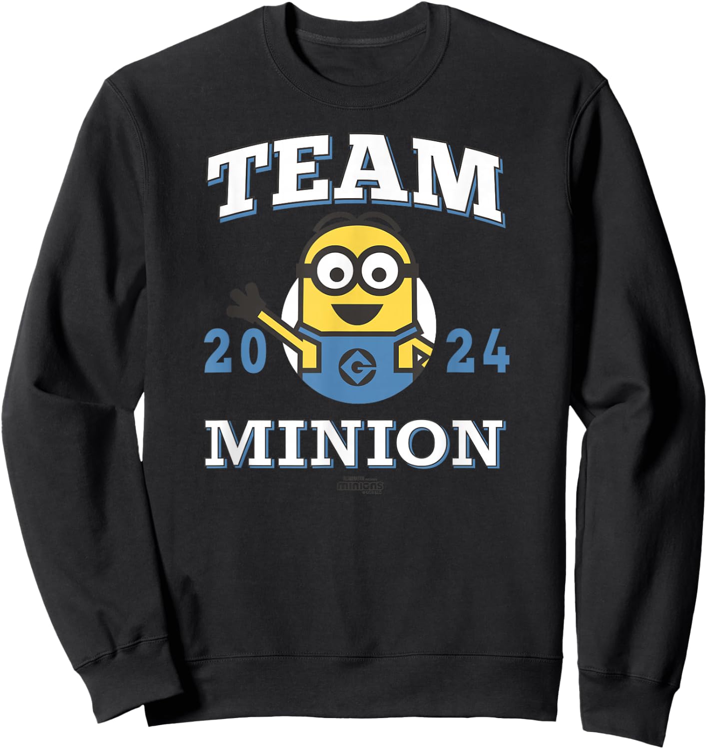 Minions Team Minions 2024 Sweatshirt - Sweatshirt | Black