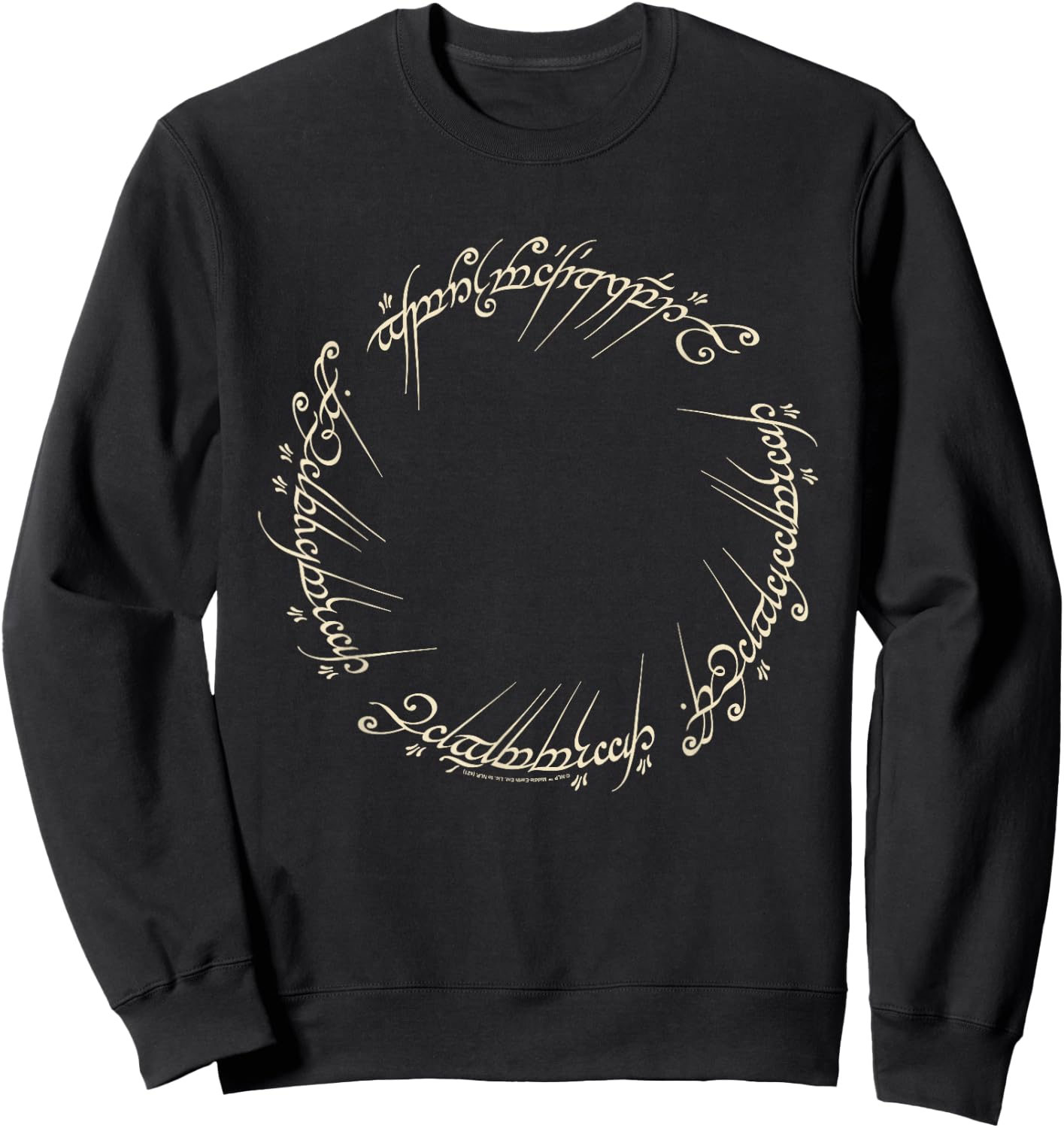 The Lord of The Rings One Ring to Rule Them All Sweatshirt - Sweatshirt | Black