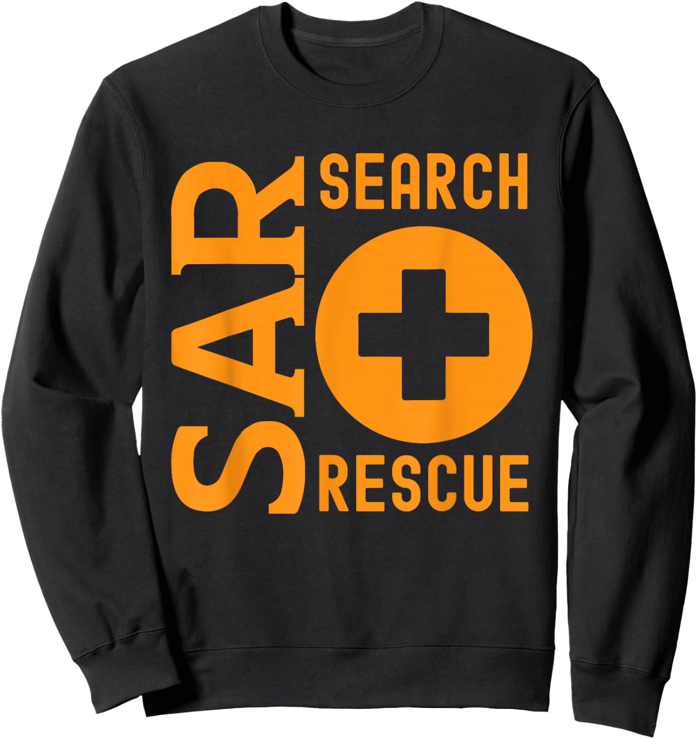 Search And Rescue Team SAR Emergency Response Sweatshirt - Sweatshirt | Black