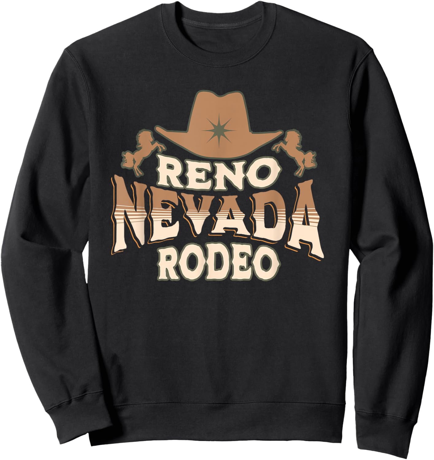 Reno Nevada Rodeo Sweatshirt - Sweatshirt | Black