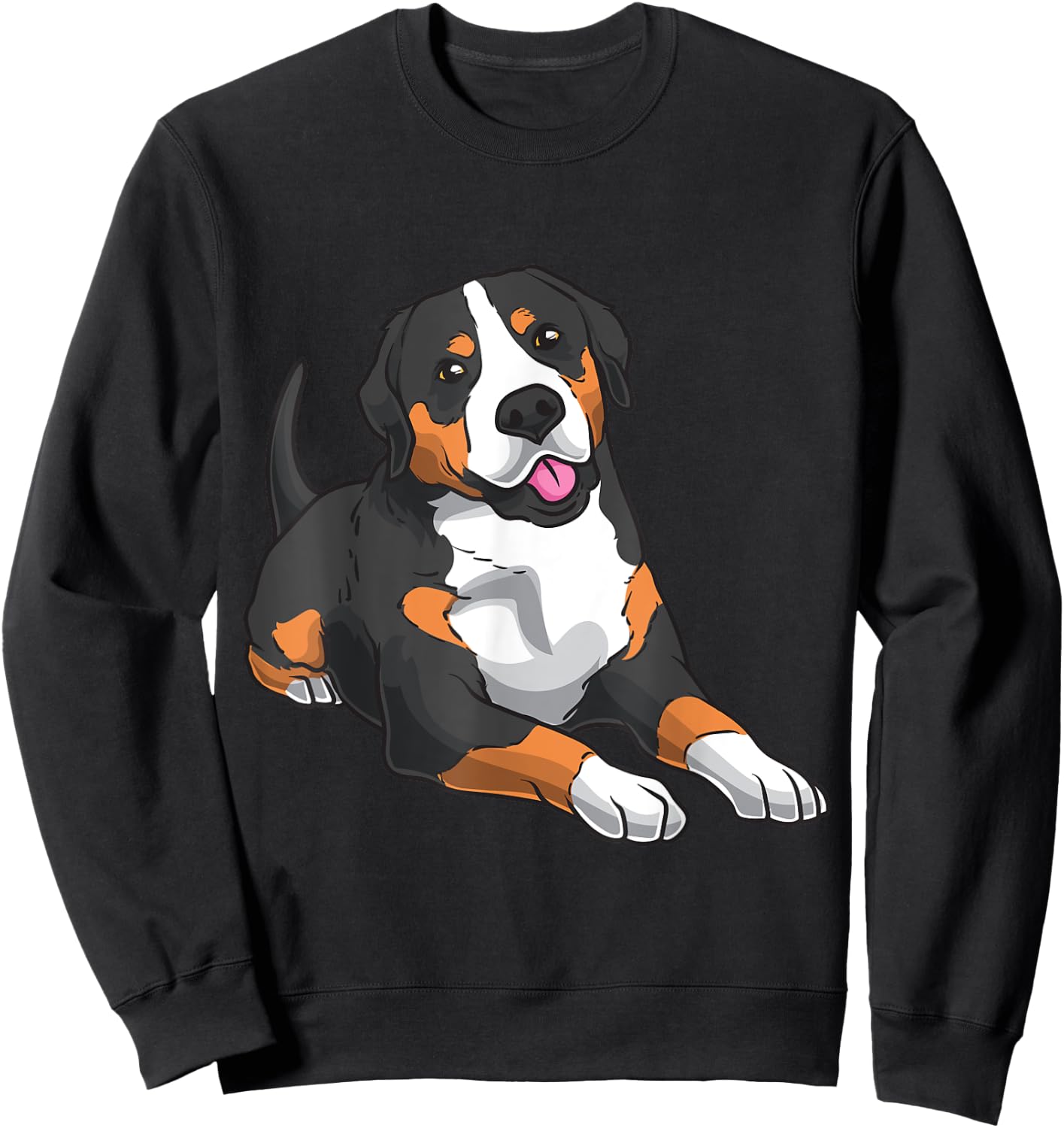 Greater Swiss Mountain Dog Sweatshirt - Sweatshirt | Black